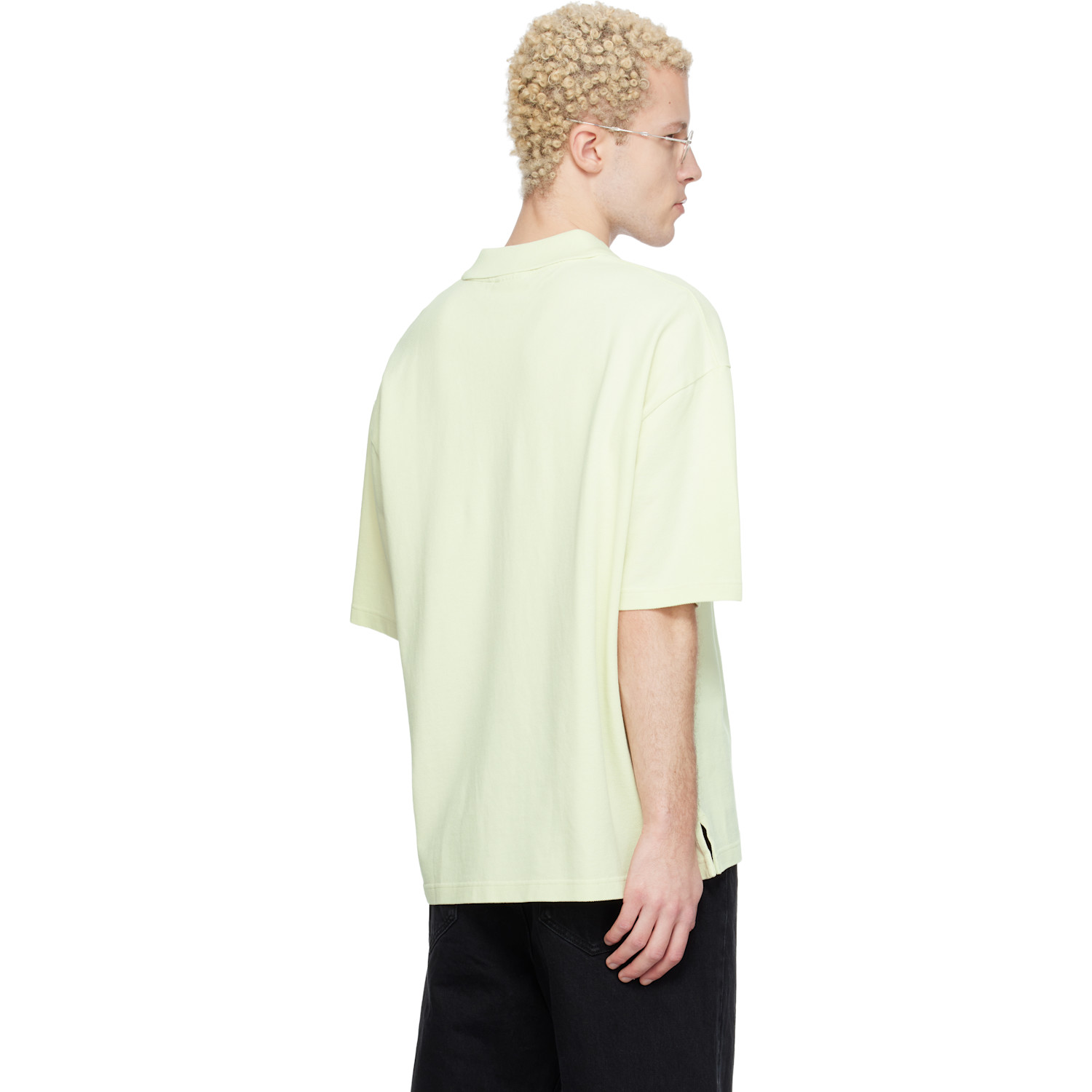  Maison Kitsuné Green Fox Head Oversize Polo 
