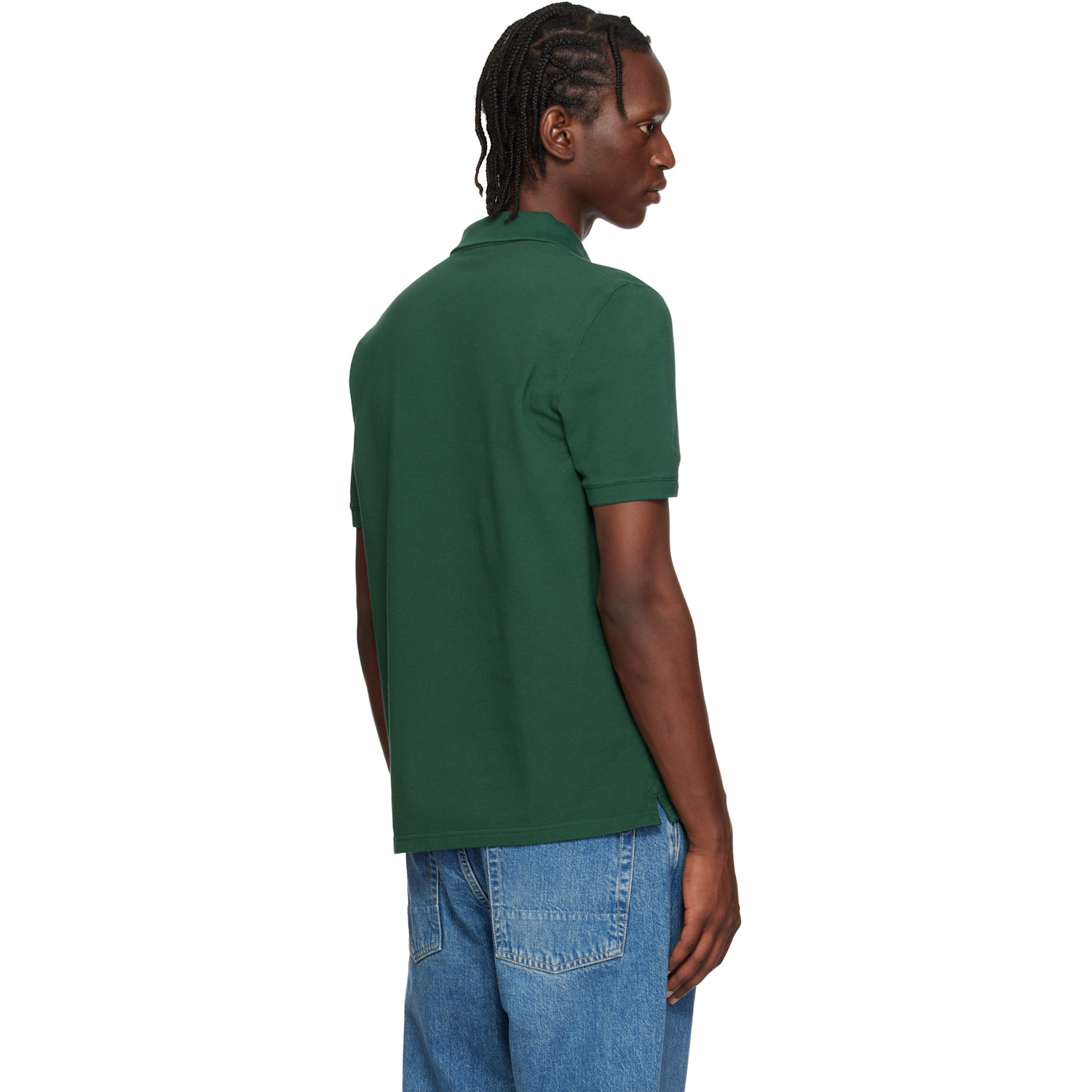  Maison Kitsuné Green Fox Head Regular Polo 