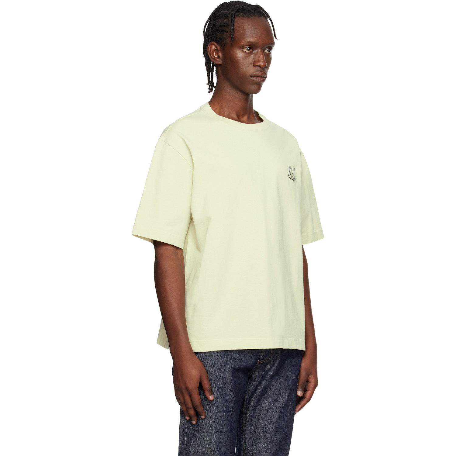  Maison Kitsuné Green Fox Head Oversize T-shirt 
