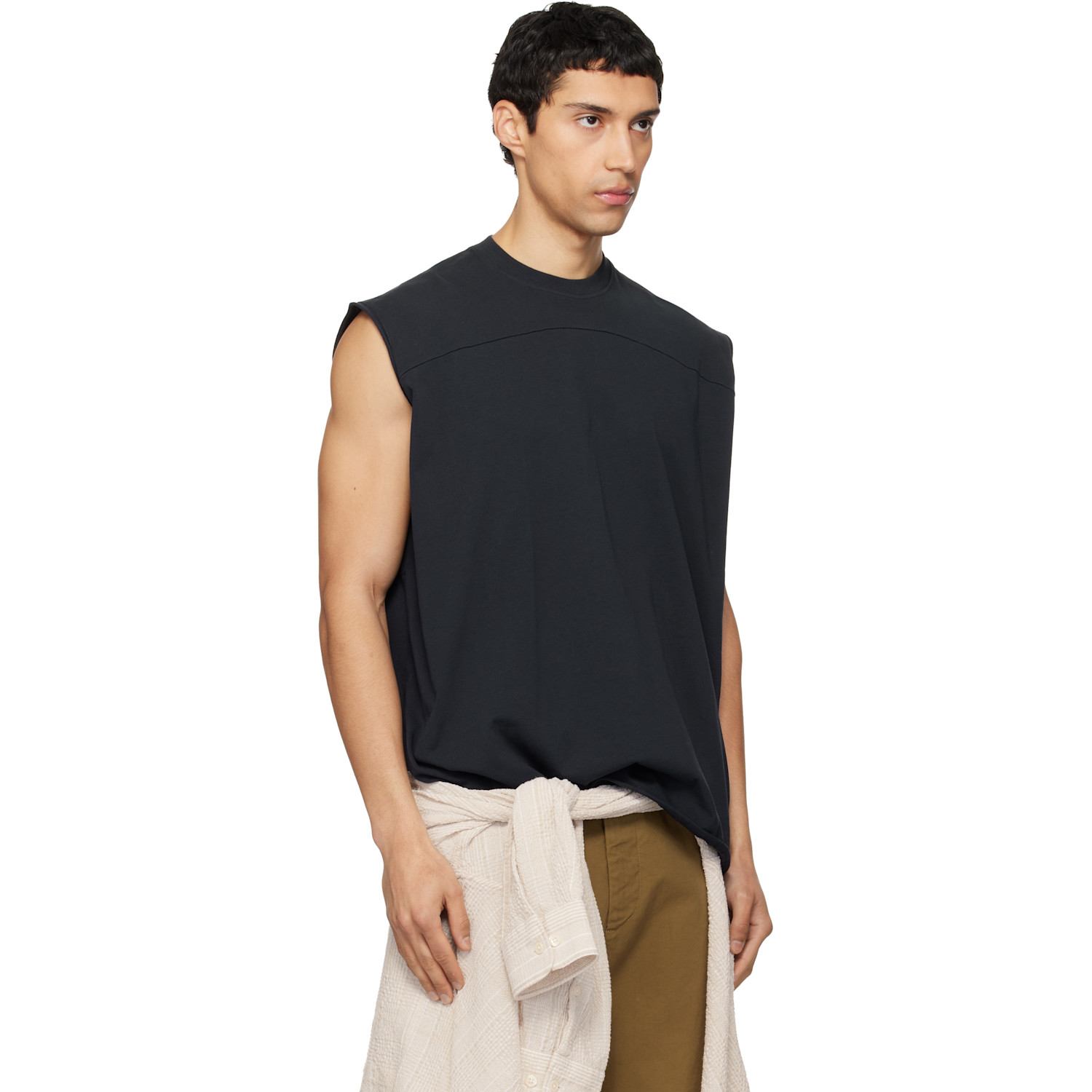  Mordecai Black Muscle Tank Top 