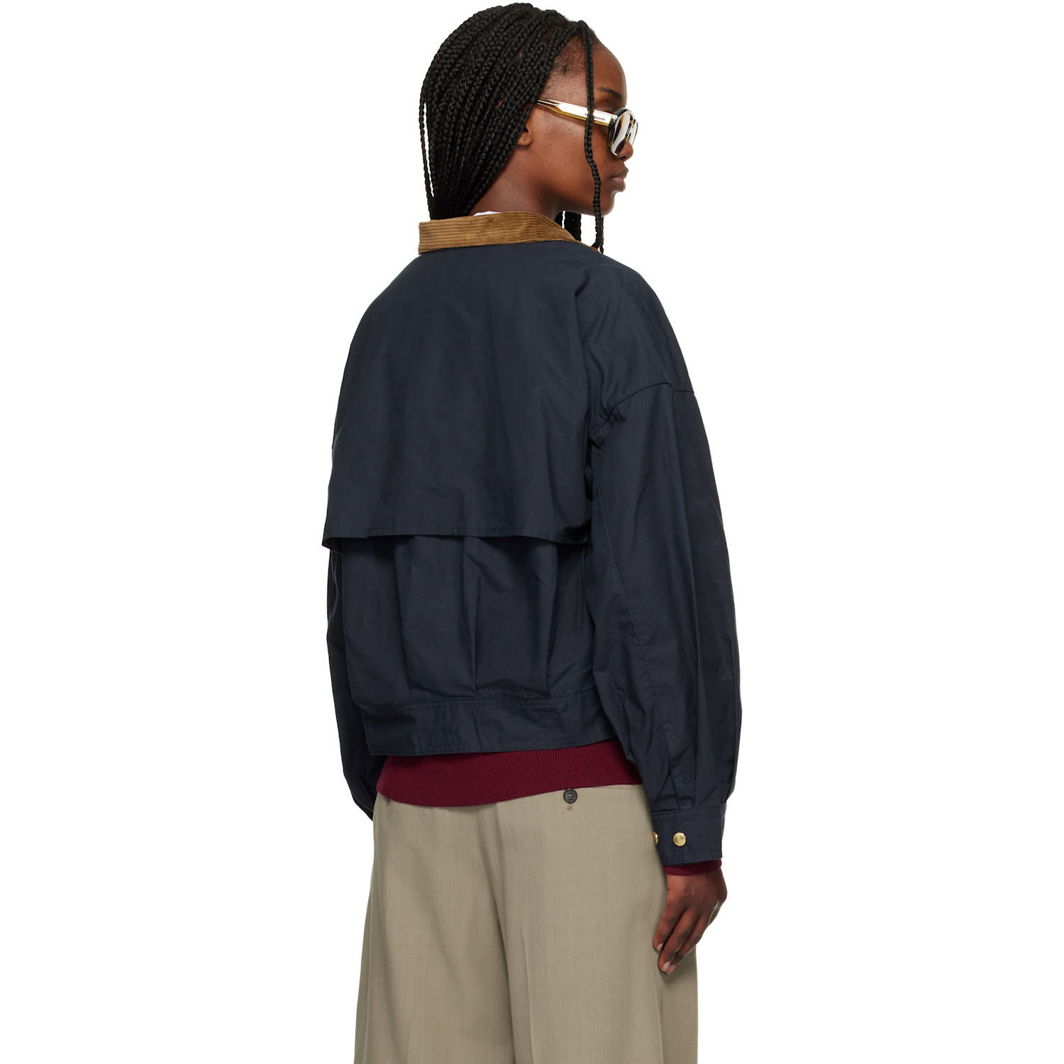  Barbour Navy Blackthorn Casual Jacket 