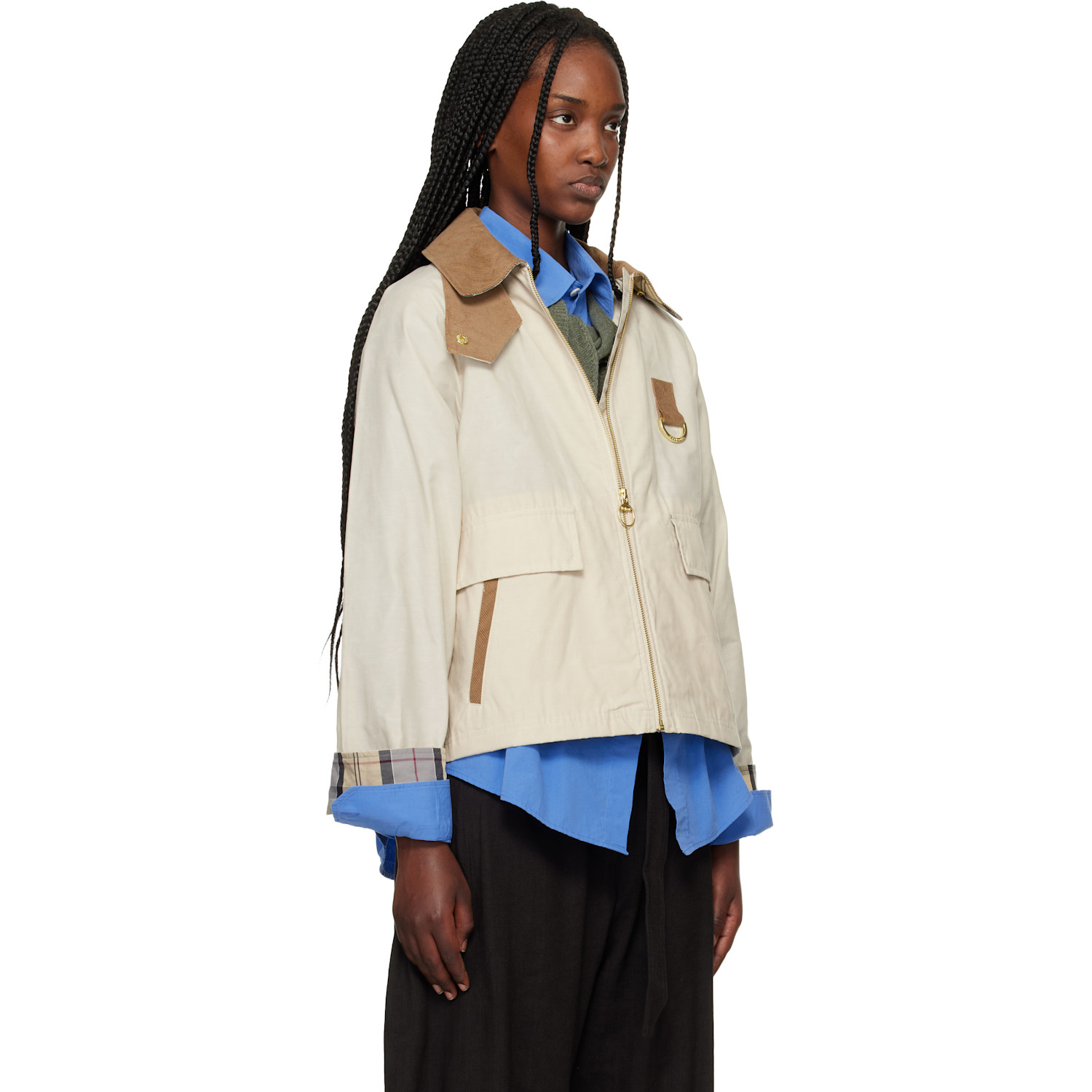  Barbour Beige Icons Spey Showerproof Jacket 