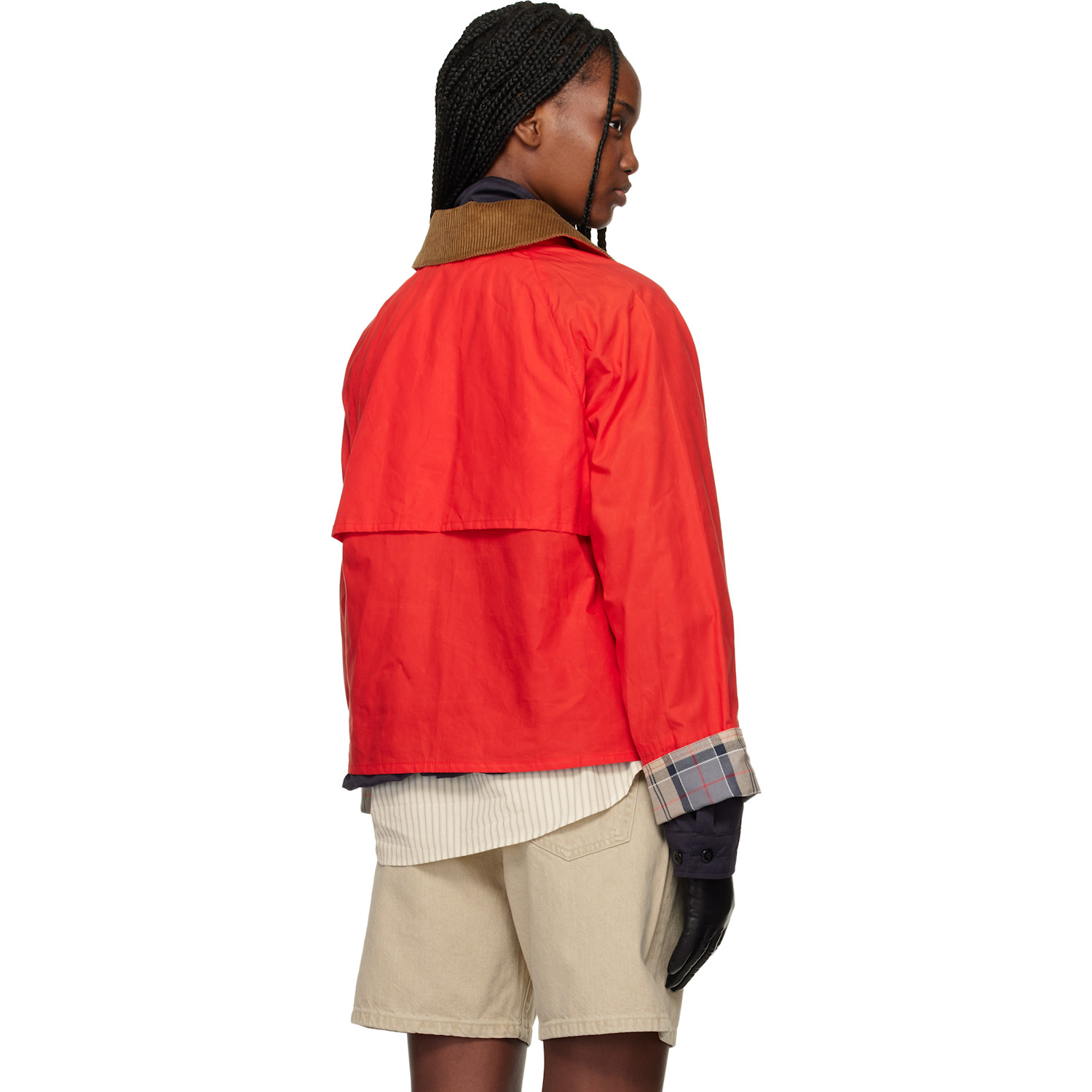  Barbour Red Mackworth Casual Jacket 