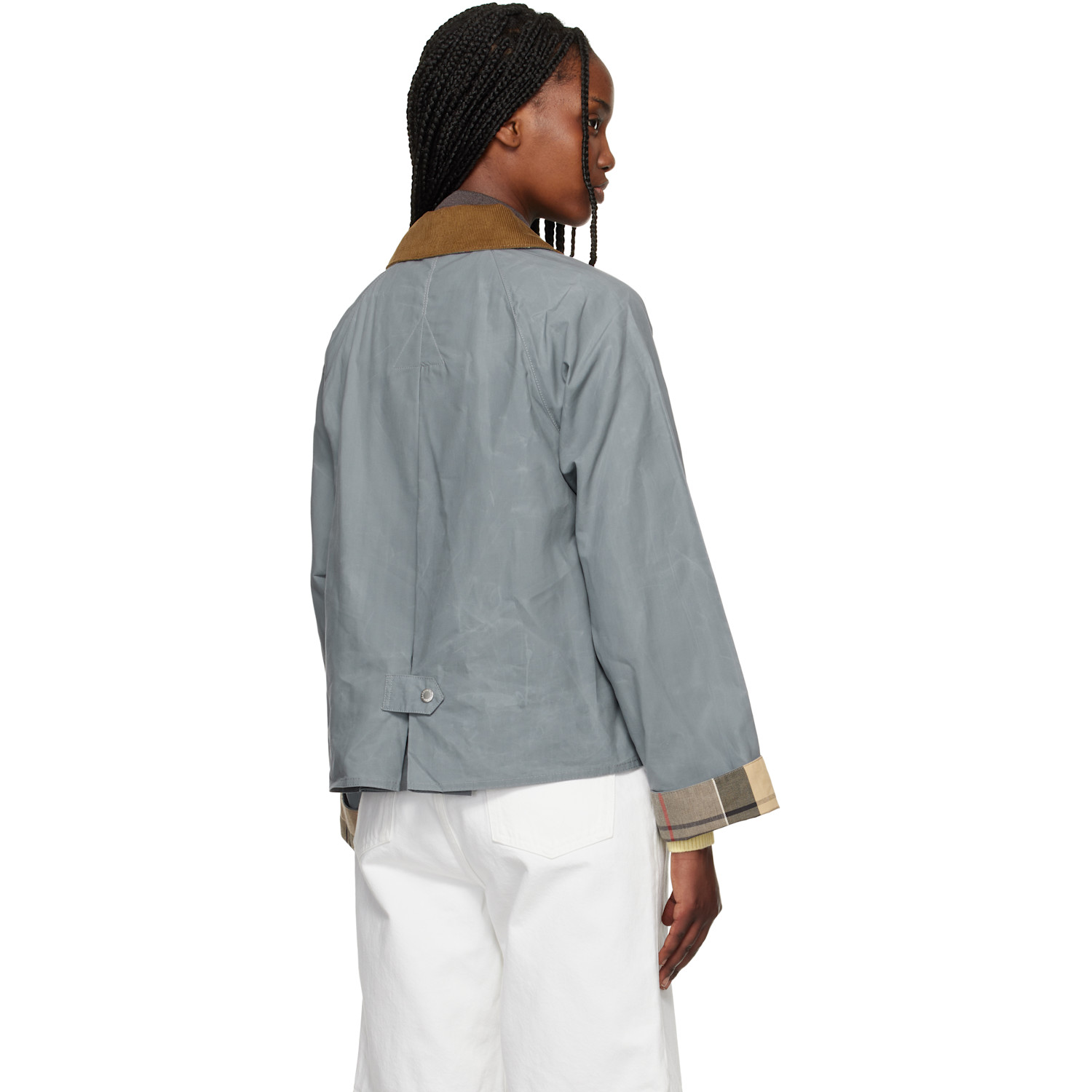  Barbour Gray Catlin Casual Jacket 