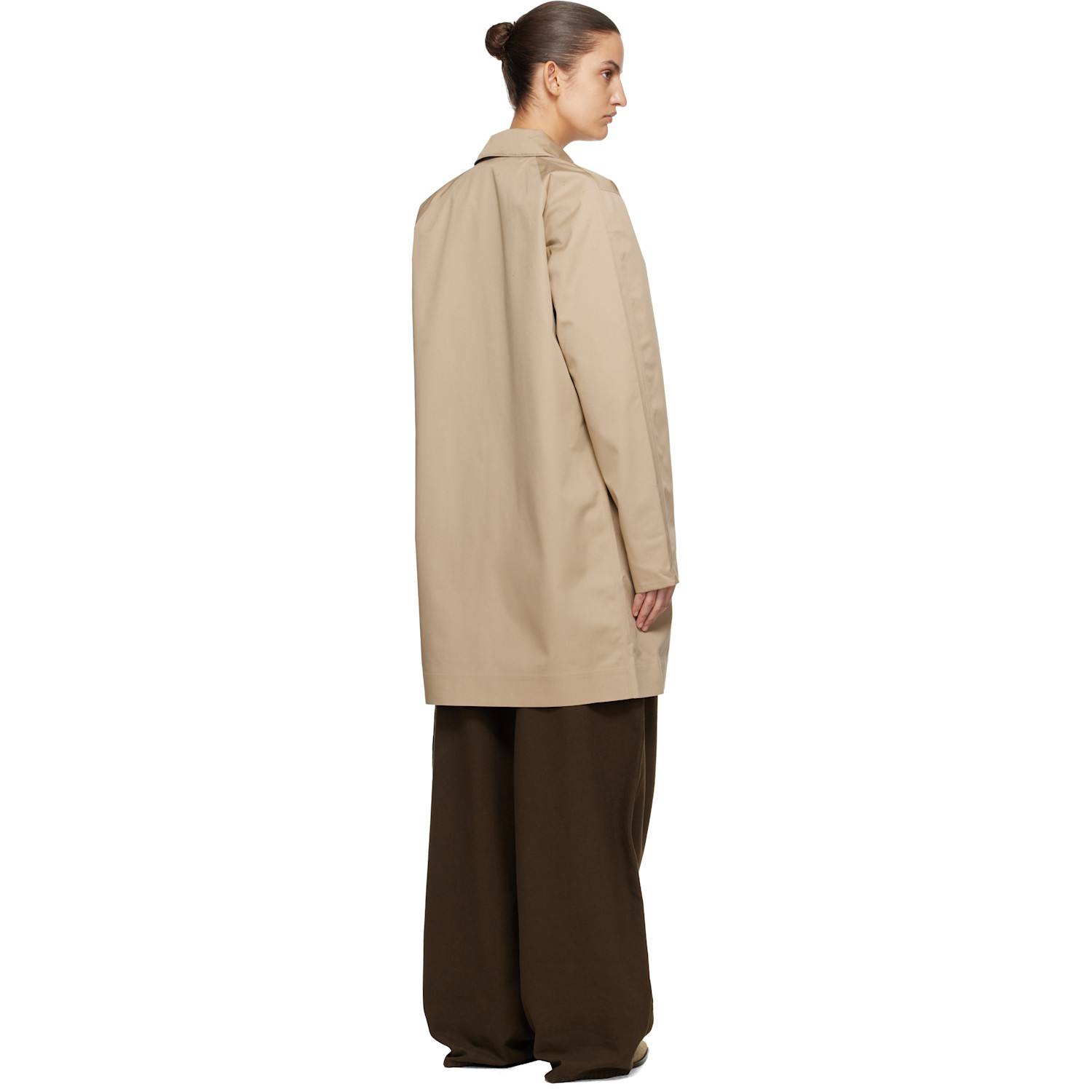  Barbour Beige Rokig Lightweight Mac Jacket 