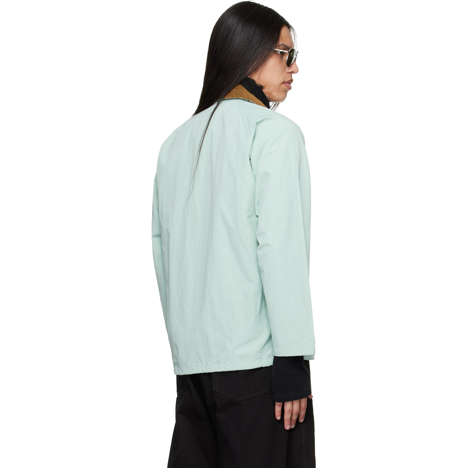  Barbour Blue Modified Solway Showerproof Jacket 