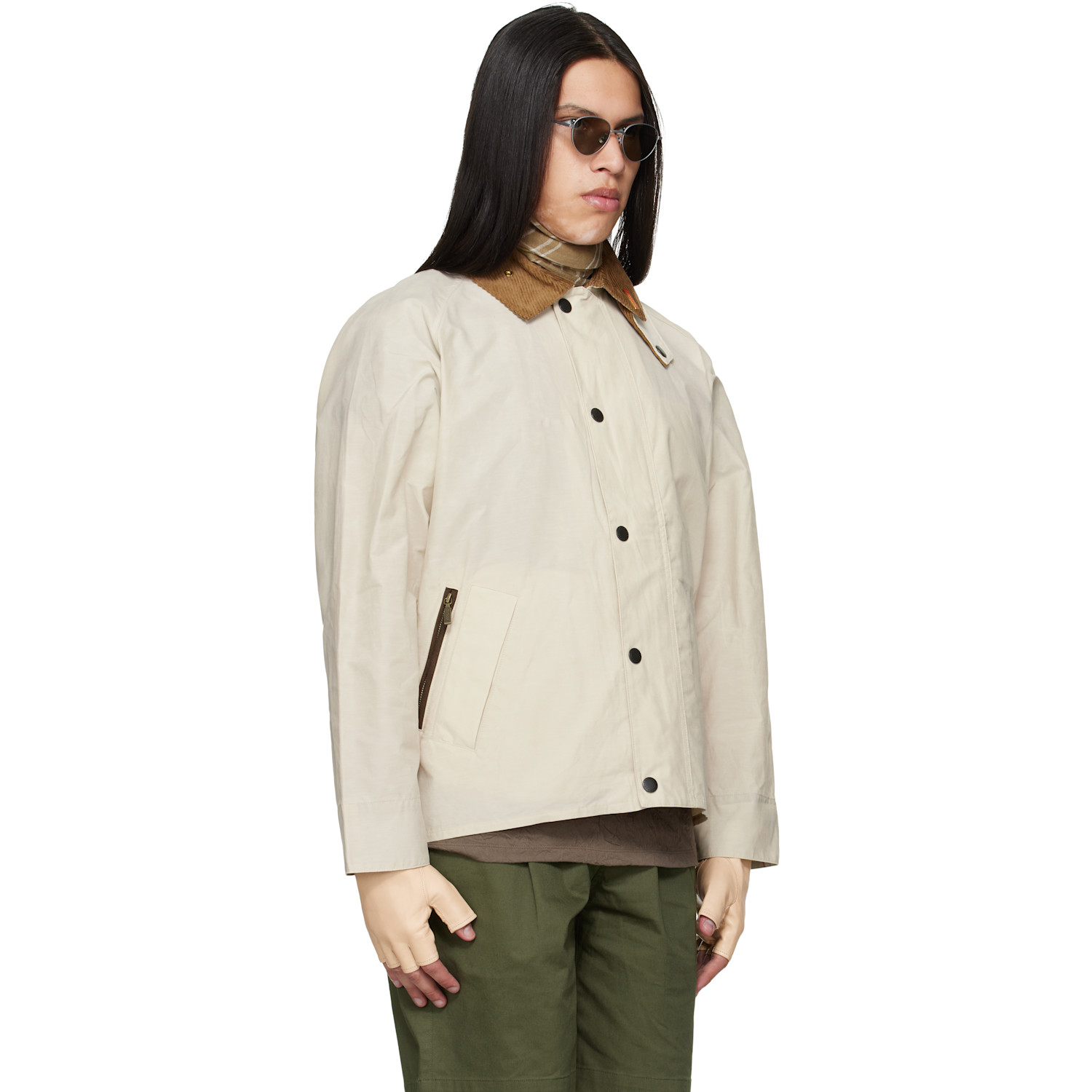  Barbour Off-white Icons Transport Casual Jacket 