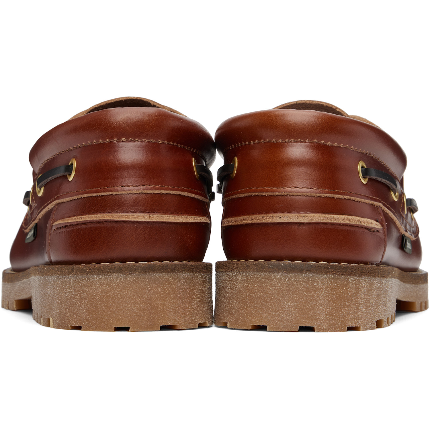  Barbour Brown Re-engineered Deck Boat Shoes 