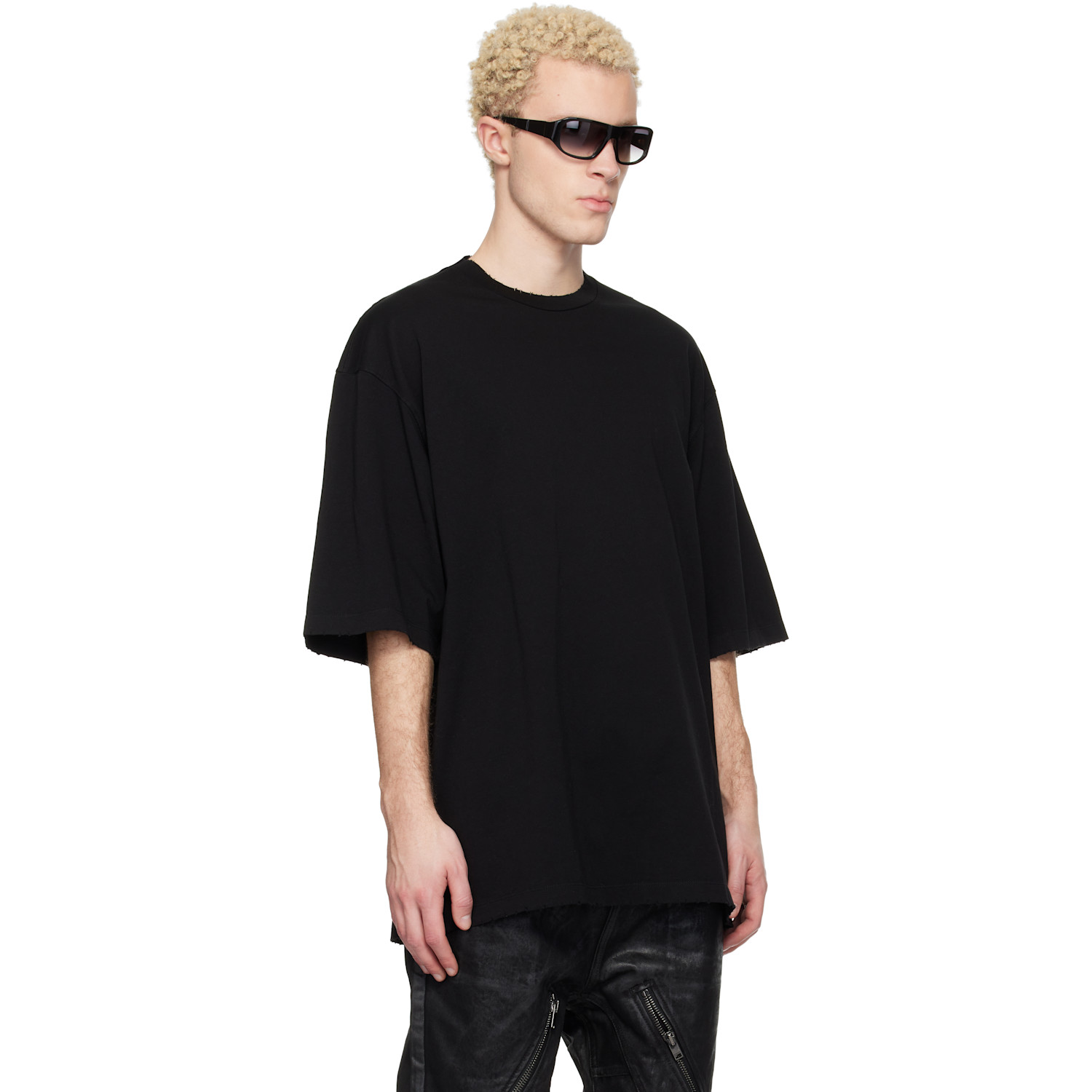  Det Blev Sent Black Oversized T-shirt 