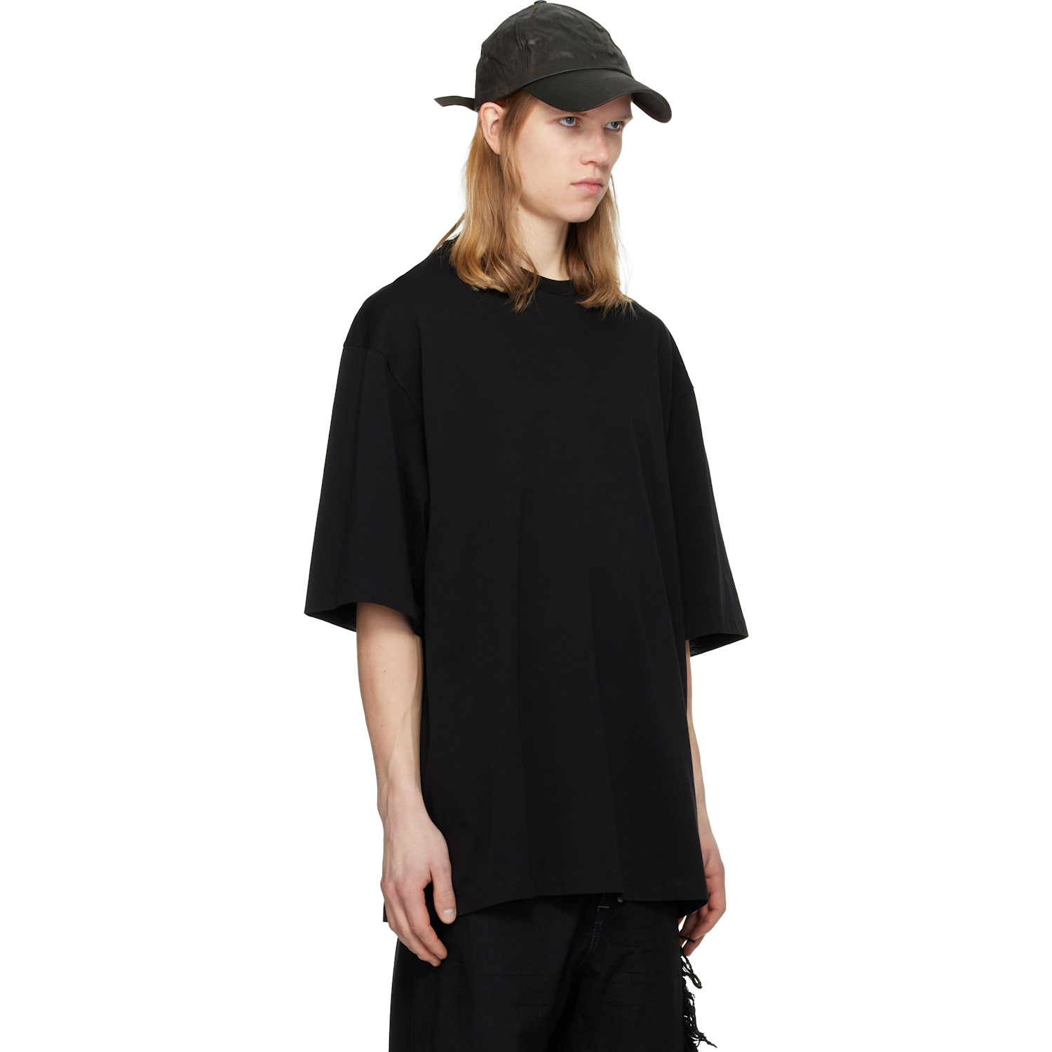  Det Blev Sent Black Oversized T-shirt 