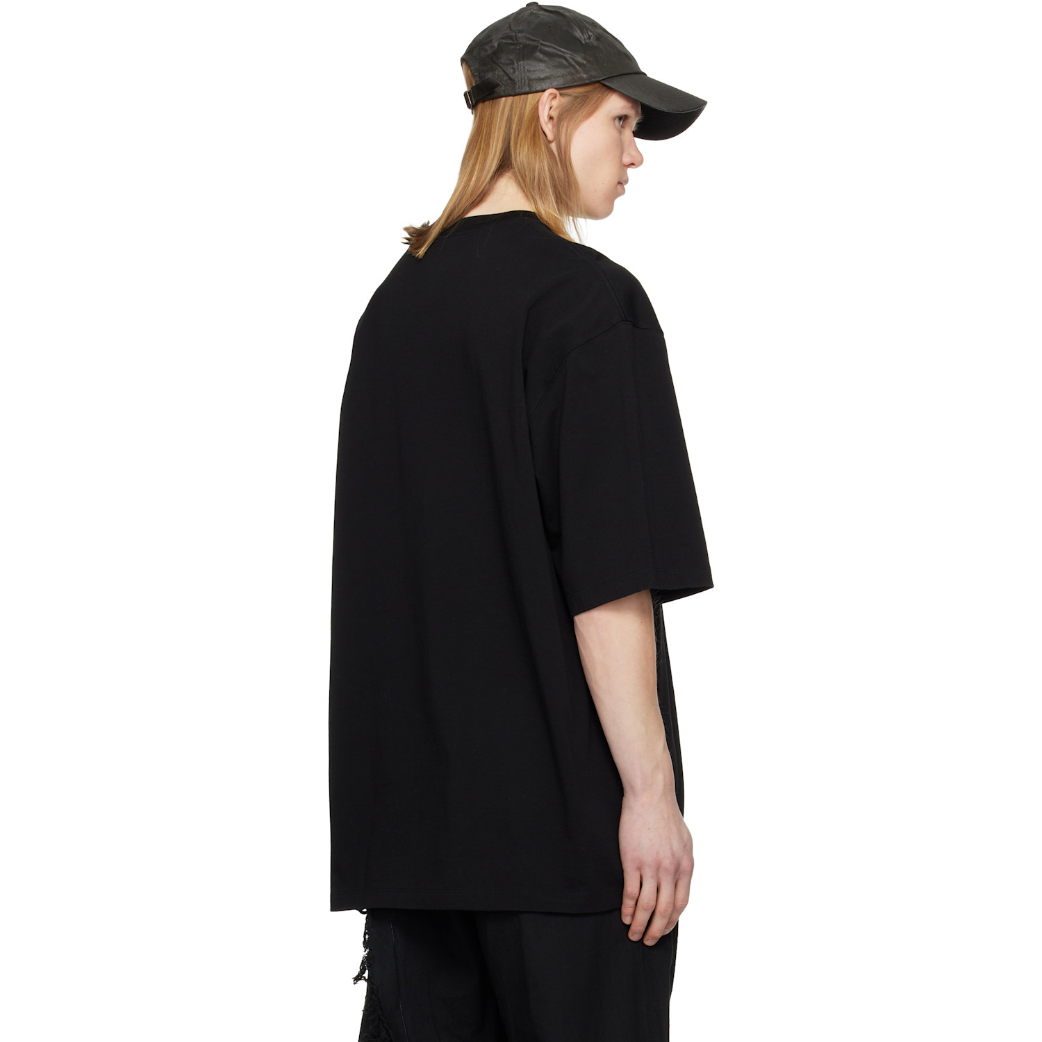 Det Blev Sent Black Oversized T-shirt 