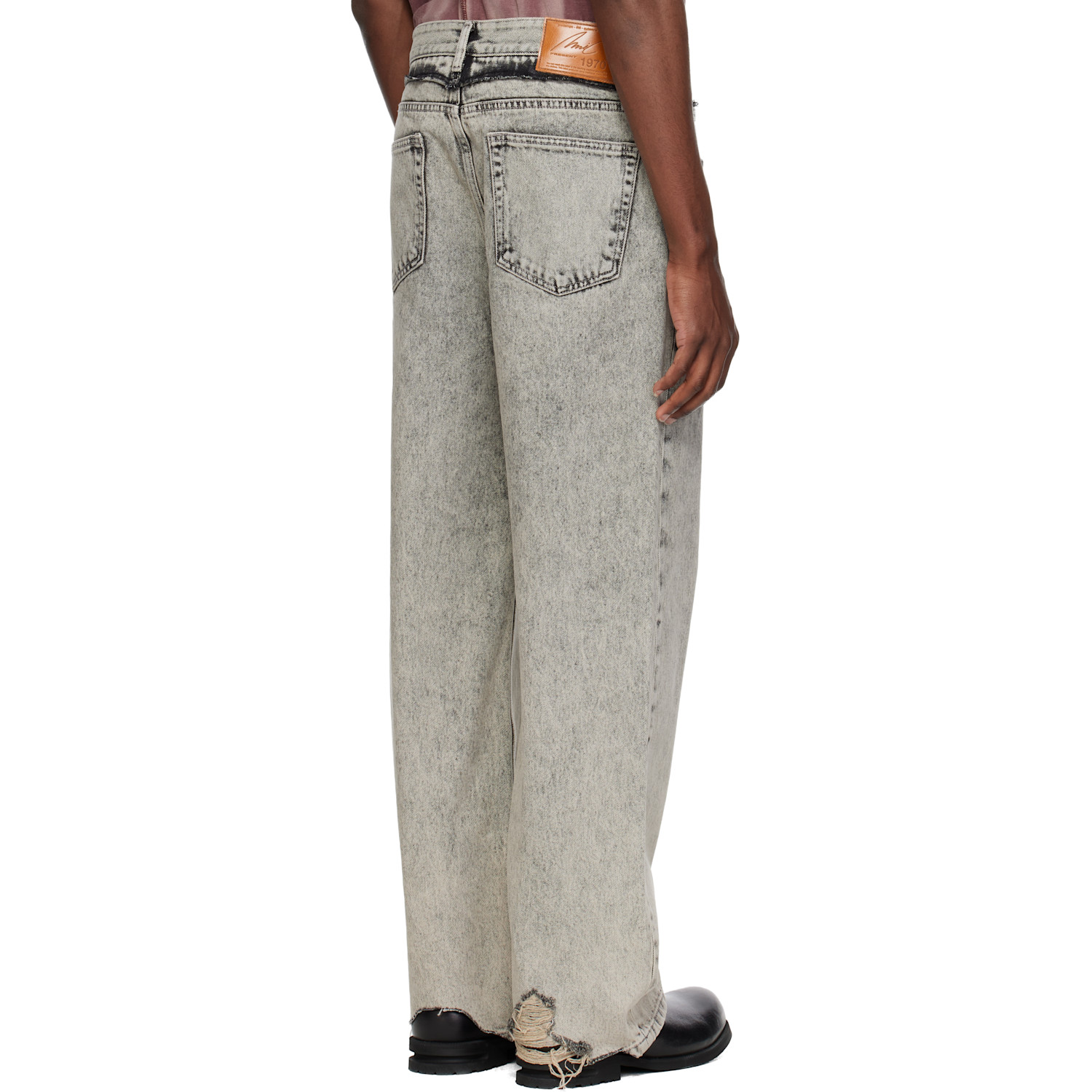  Mmic Gray Off Jeans 