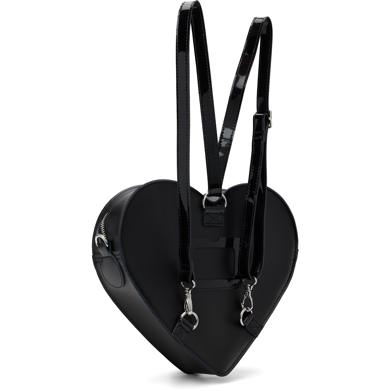  Dr. Martens Black Kiev Leather Heart Shaped Backpack 
