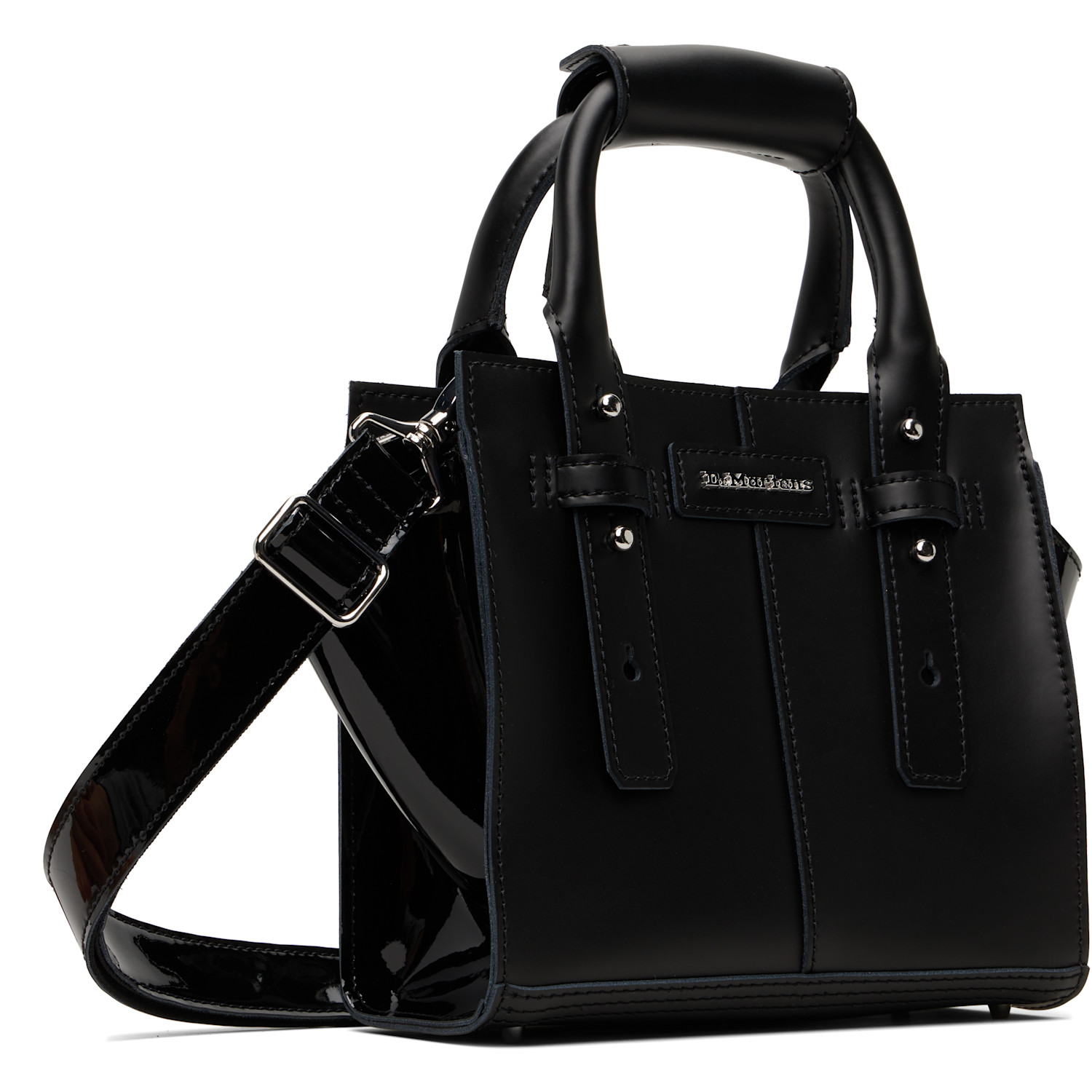  Dr. Martens Black Small Leather Tote 