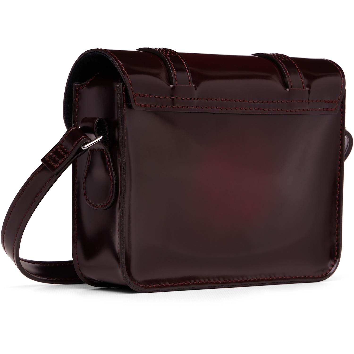  Dr. Martens Burgundy 7 Inch Faux-leather Crossbody Bag 