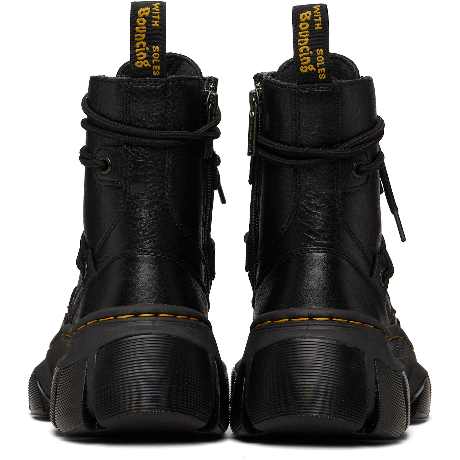  Dr. Martens Black Dmxl 8-eye Leather Boots 