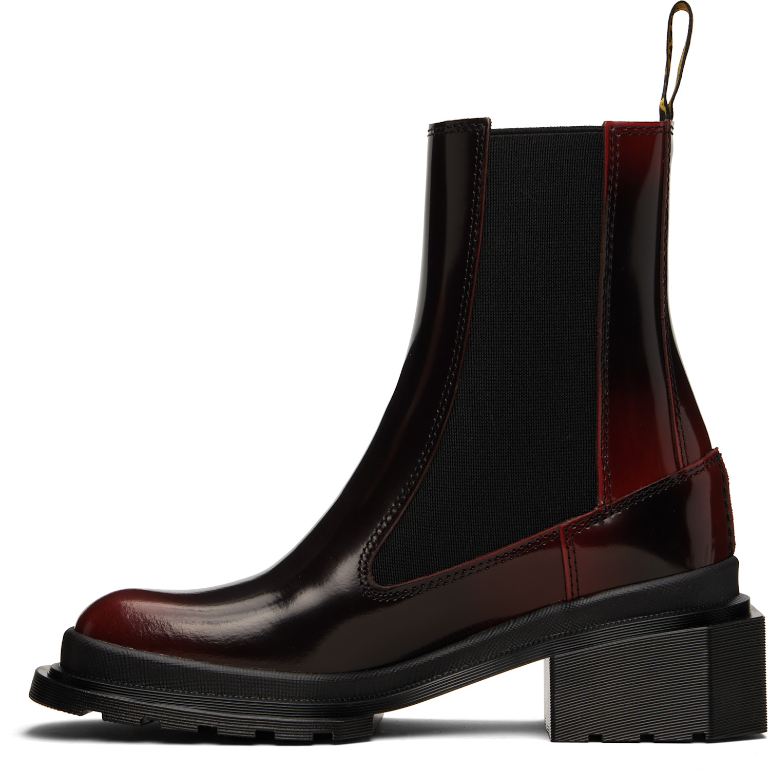  Dr. Martens Burgundy Maybole Square Toe Chelsea Boots 