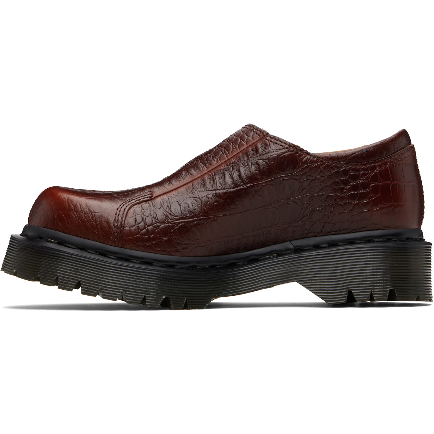  Dr. Martens Burgundy Regina Mary Jane Loafers 