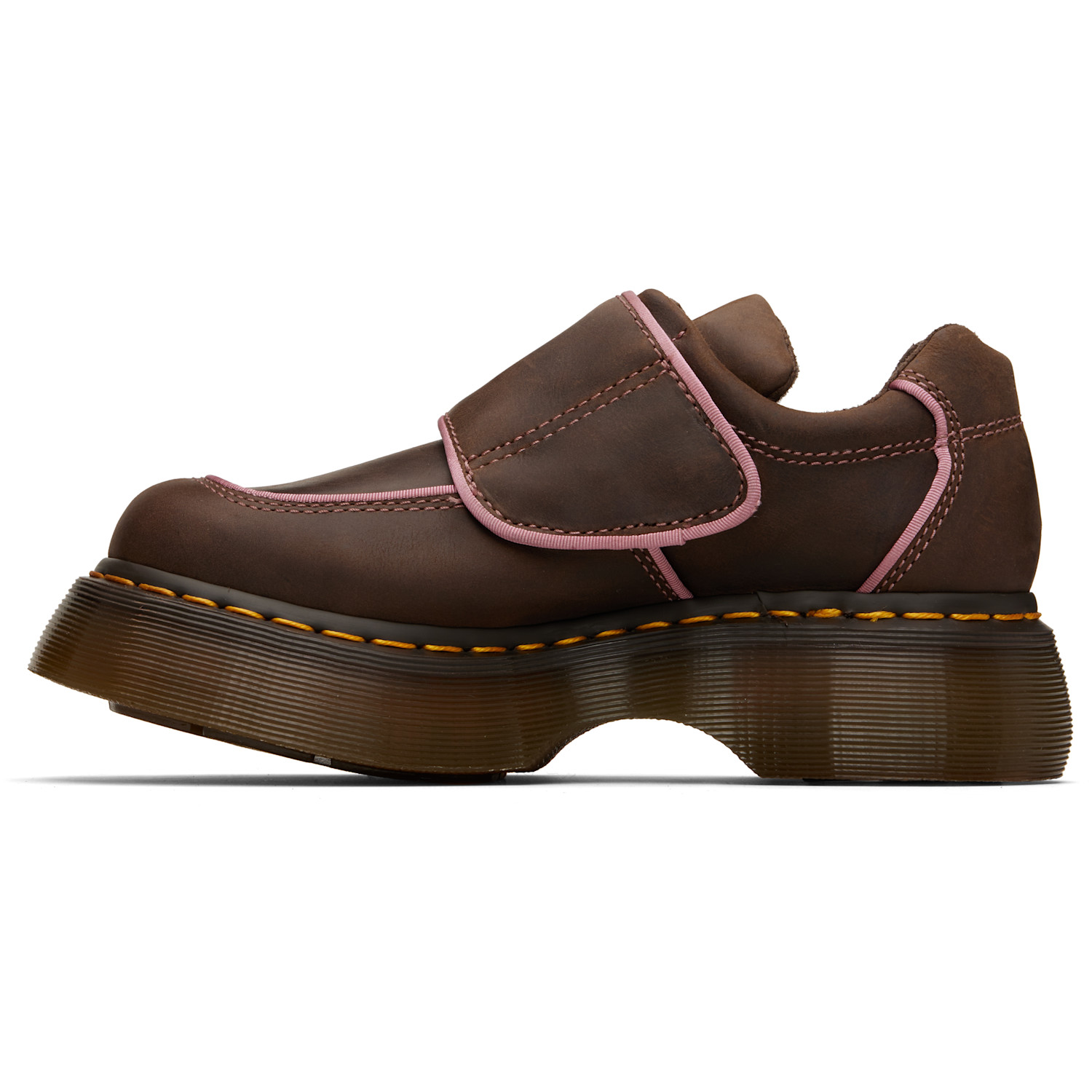  Dr. Martens Brown Buzz Strap Wyoming Loafers 