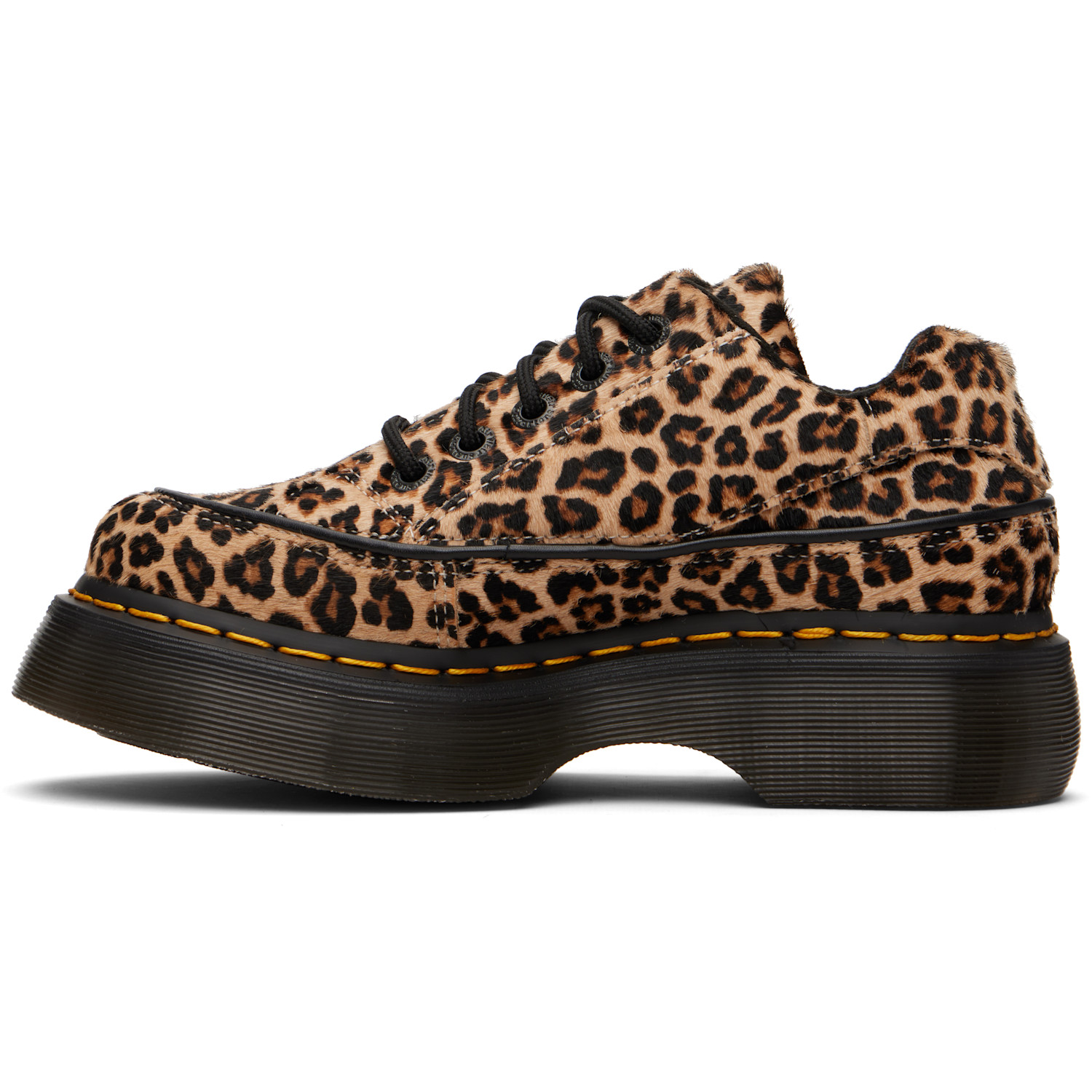  Dr. Martens Tan Buzz 5-eye Leopard Derbys 