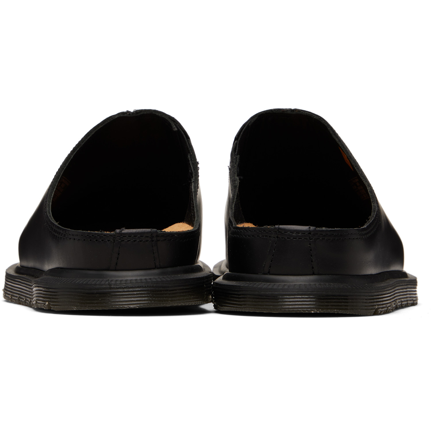  Dr. Martens Black San Mule Slip-on Loafers 