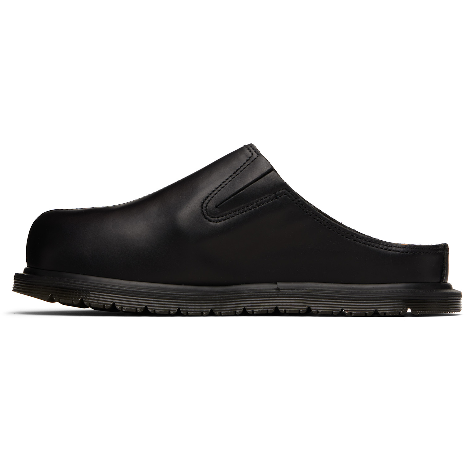  Dr. Martens Black San Mule Slip-on Loafers 