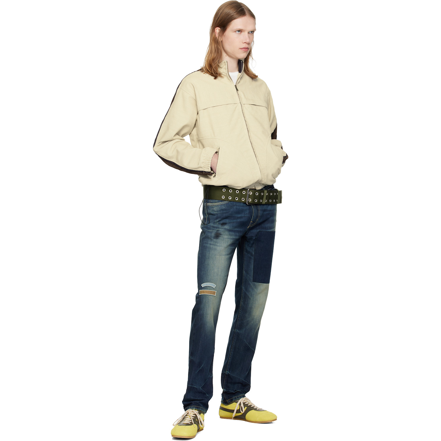  Silas Khaki Nylon Belt 