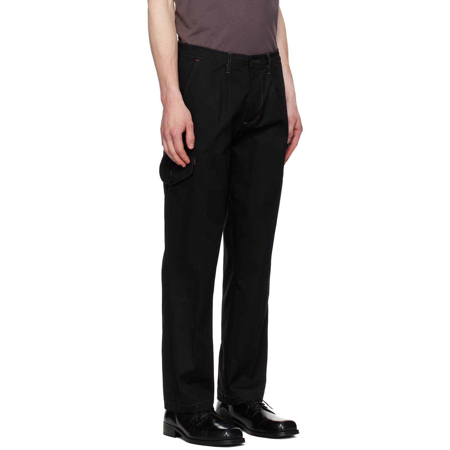  Silas Black Work Trousers 