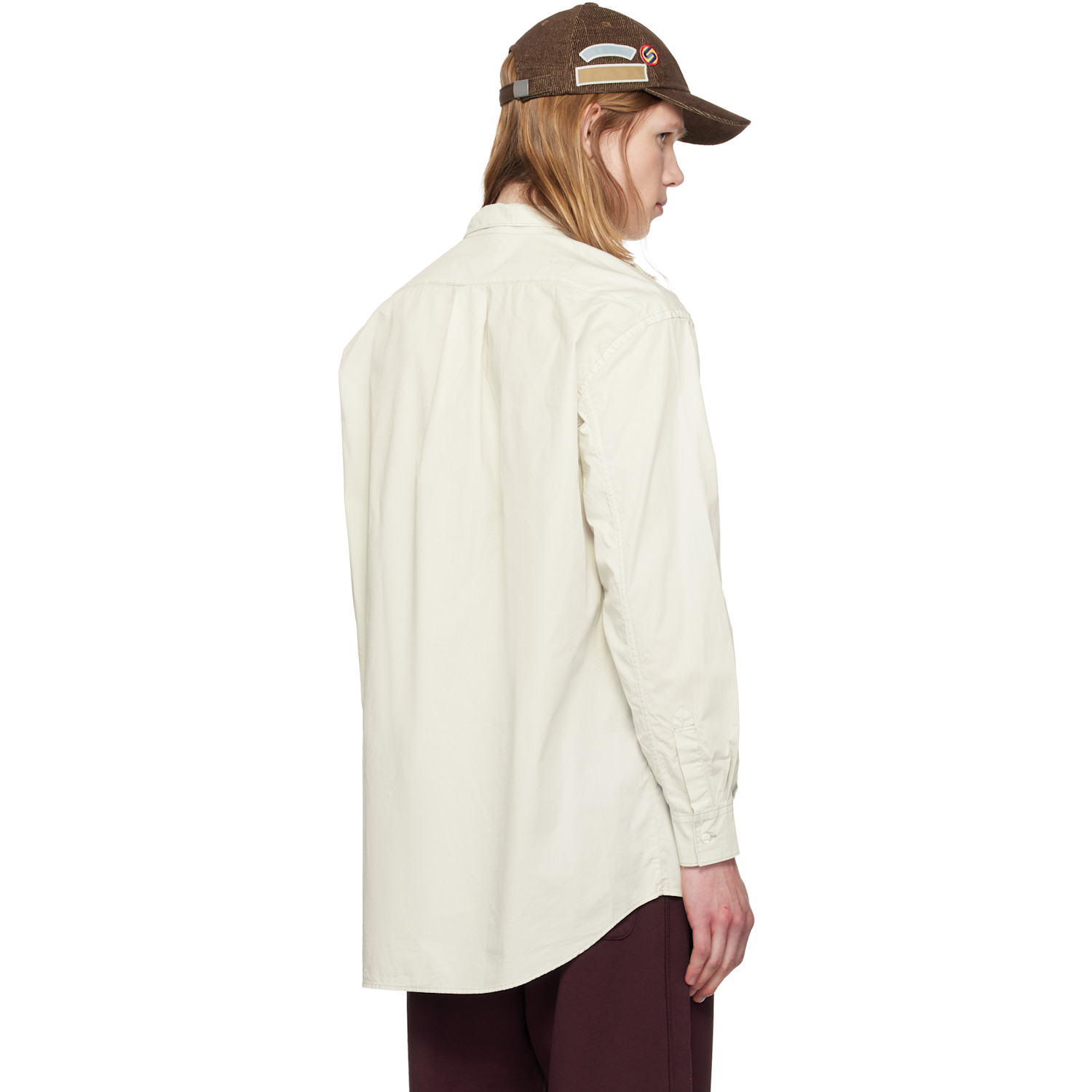  Silas Off-white Overdyed Poplin Shirt 