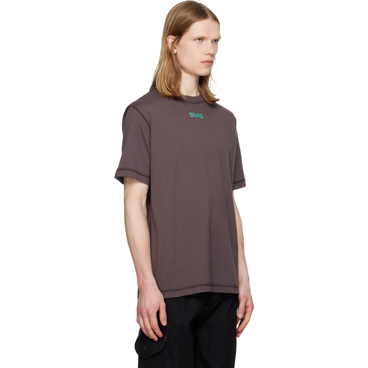  Silas Brown 'silas' Logo T-shirt 