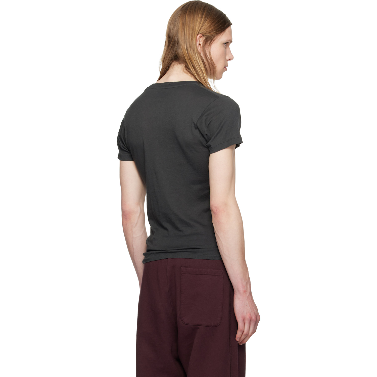  Silas Black Slogan T-shirt 