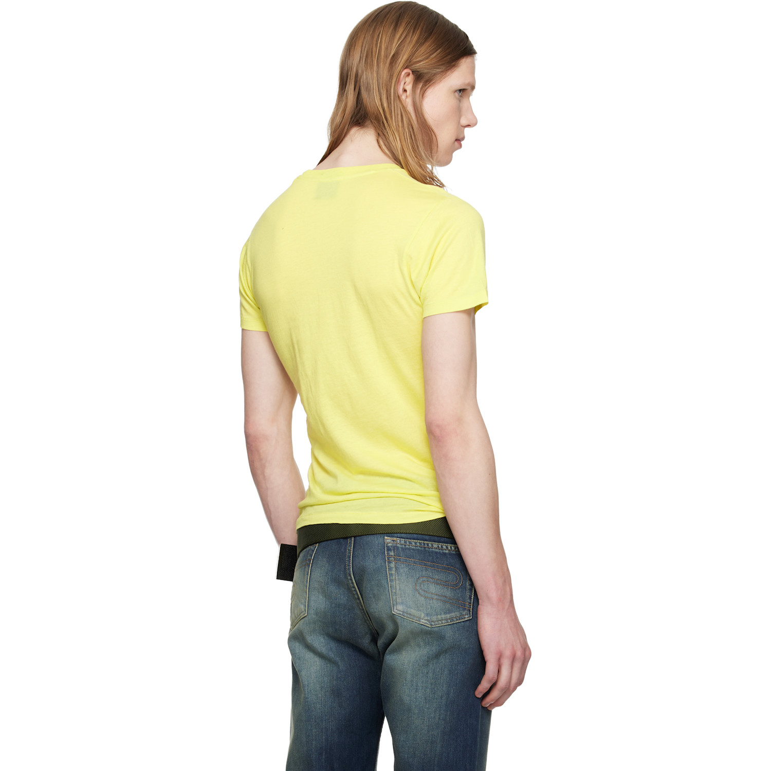  Silas Yellow Slogan T-shirt 