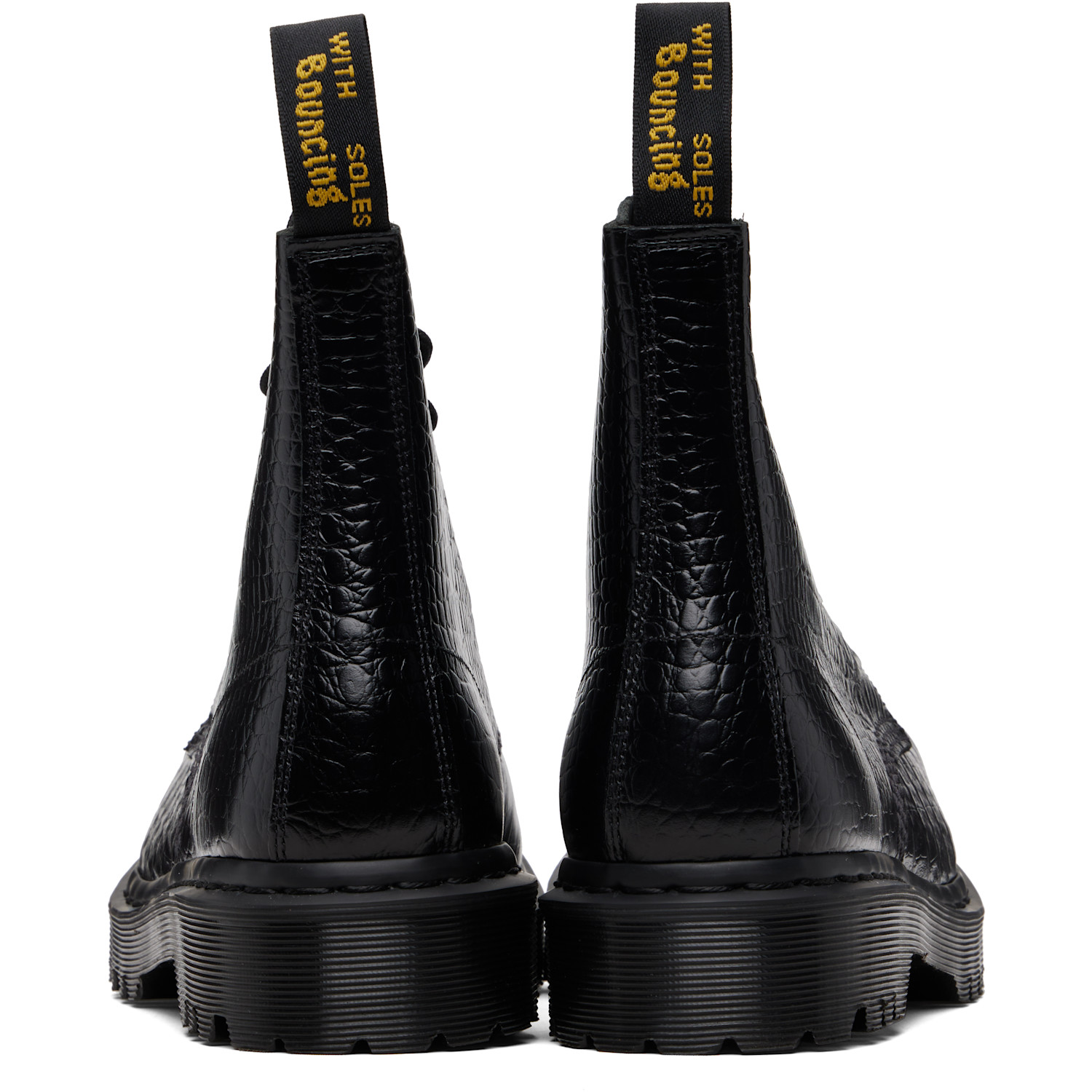  Dr. Martens Black 1460 Pascal Bex Steel Toe Leather Boots 