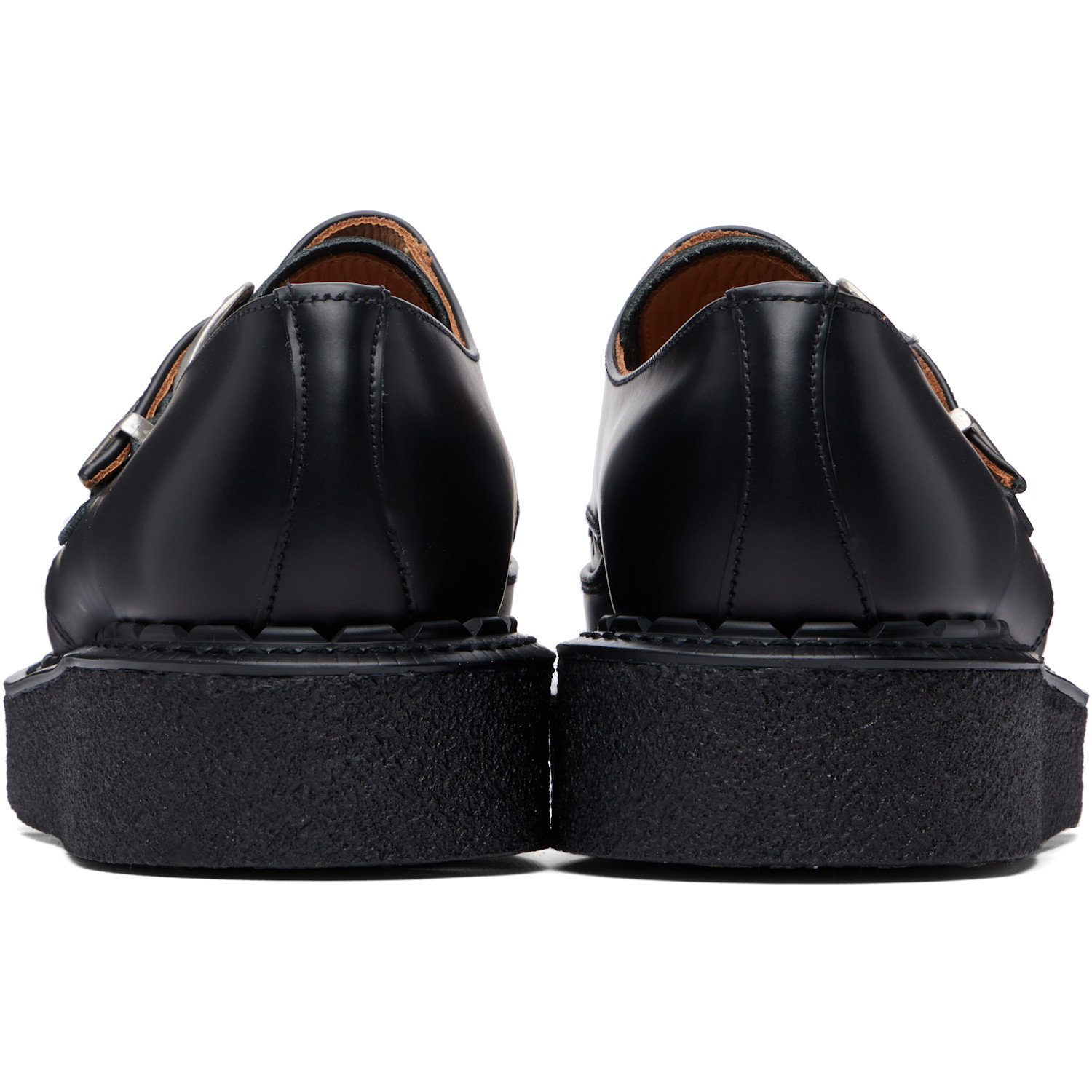  George Cox Black Diano Monkstraps 