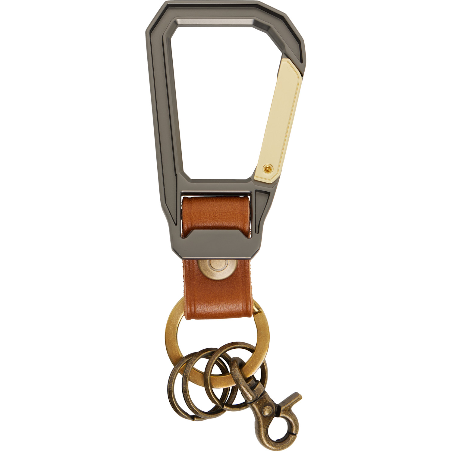  Master-piece Tan Carabiner Keychain 