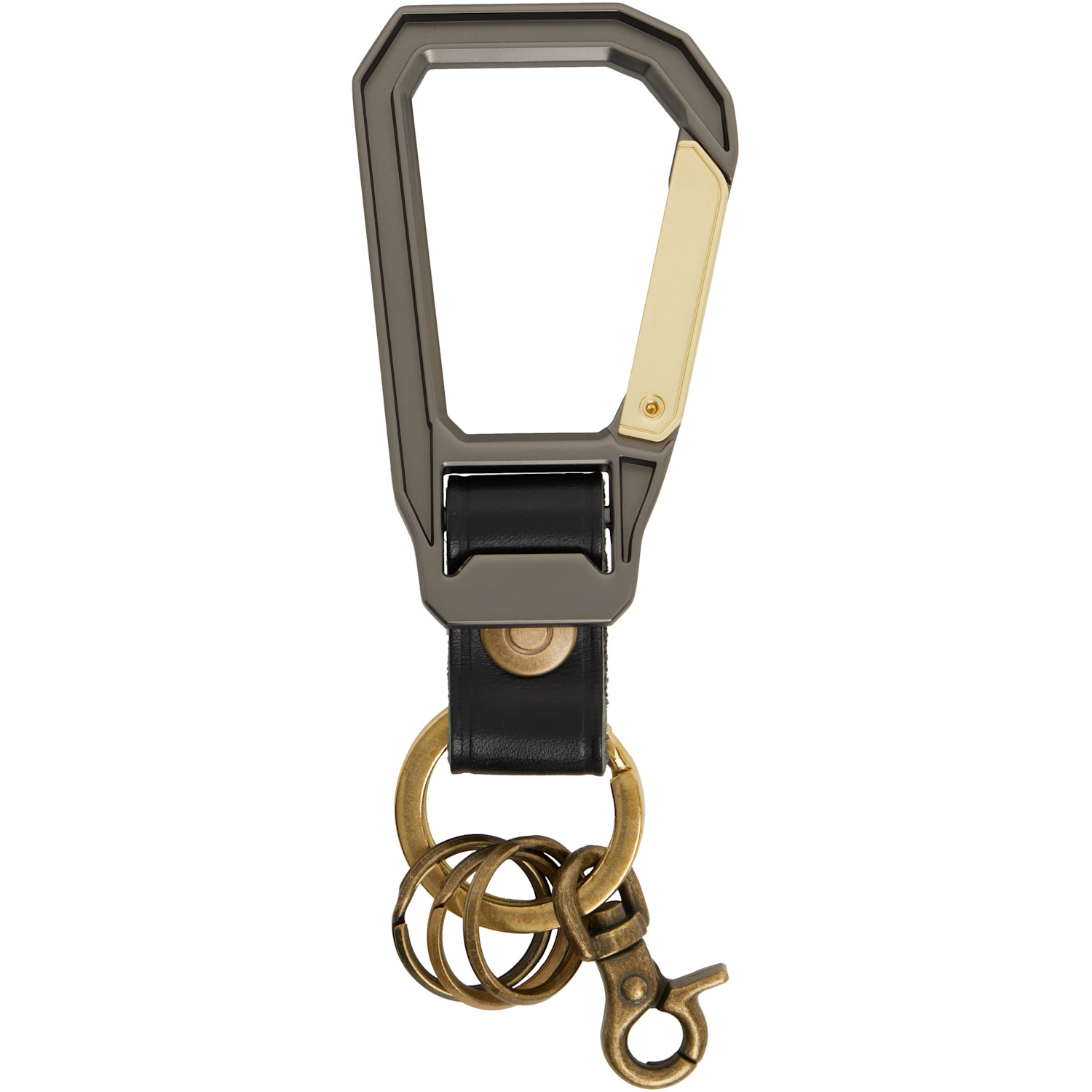  Master-piece Black Carabiner Keychain 