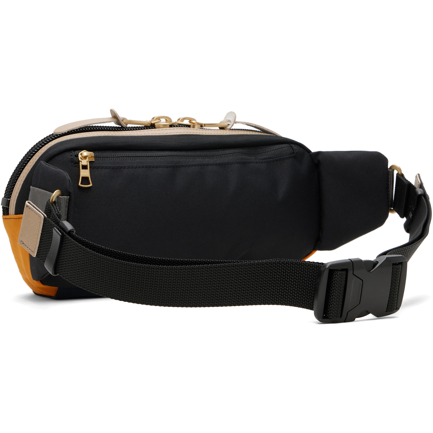  Master-piece Black Link Waist Belt Bag 