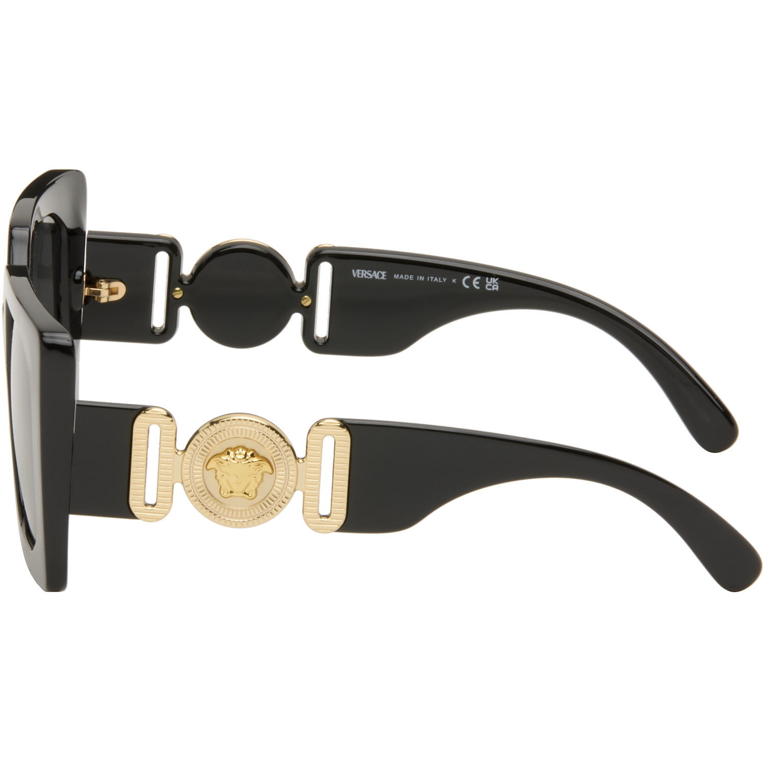  Versace Black Medusa Biggie Maxi Sunglasses 