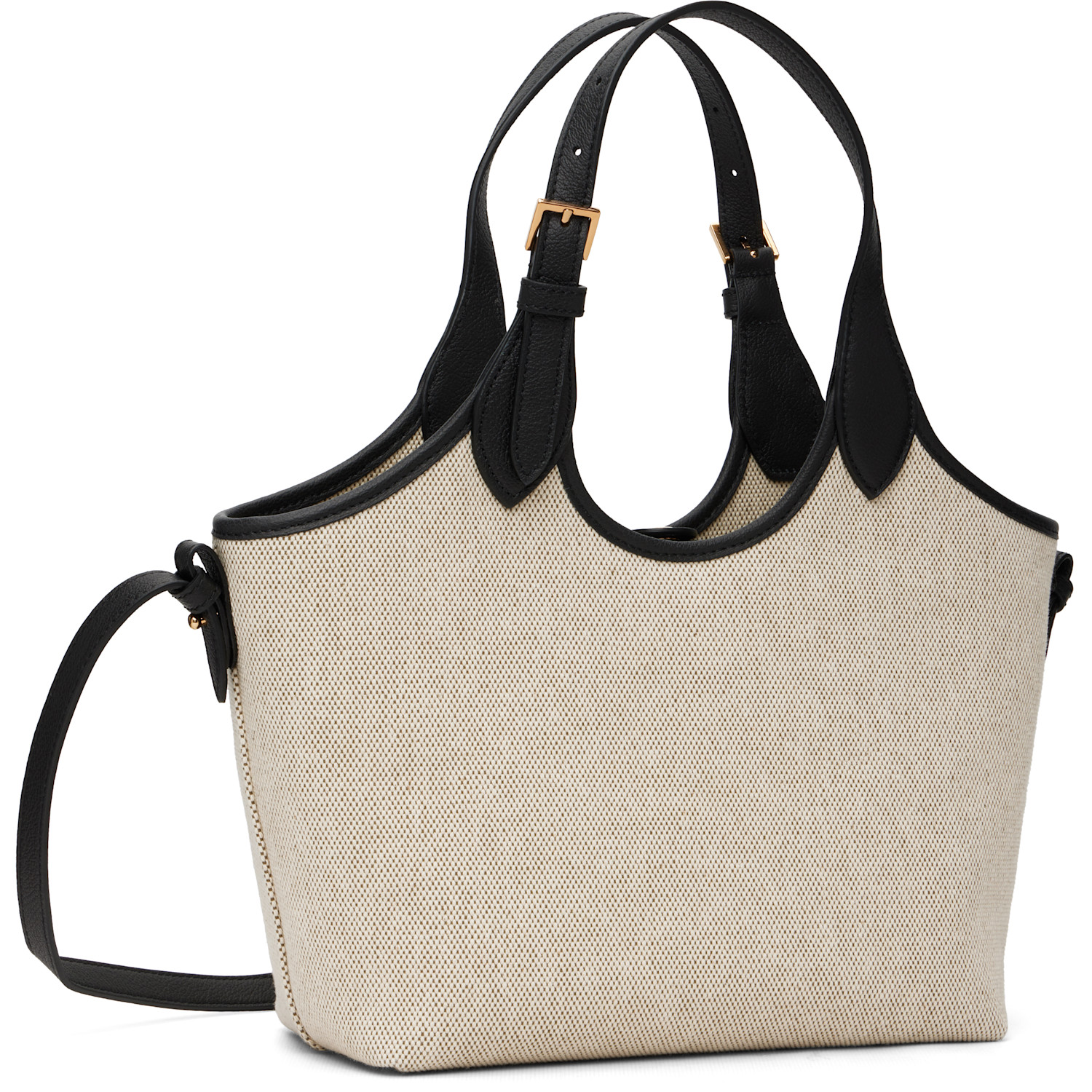  Versace Beige 'la Medusa' Canvas Mini Tote 