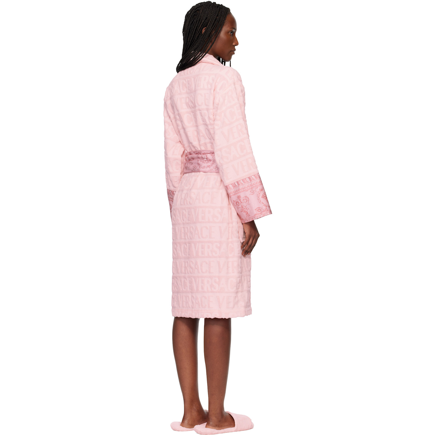  Versace Pink 'i Heart Baroque' Bathrobe 