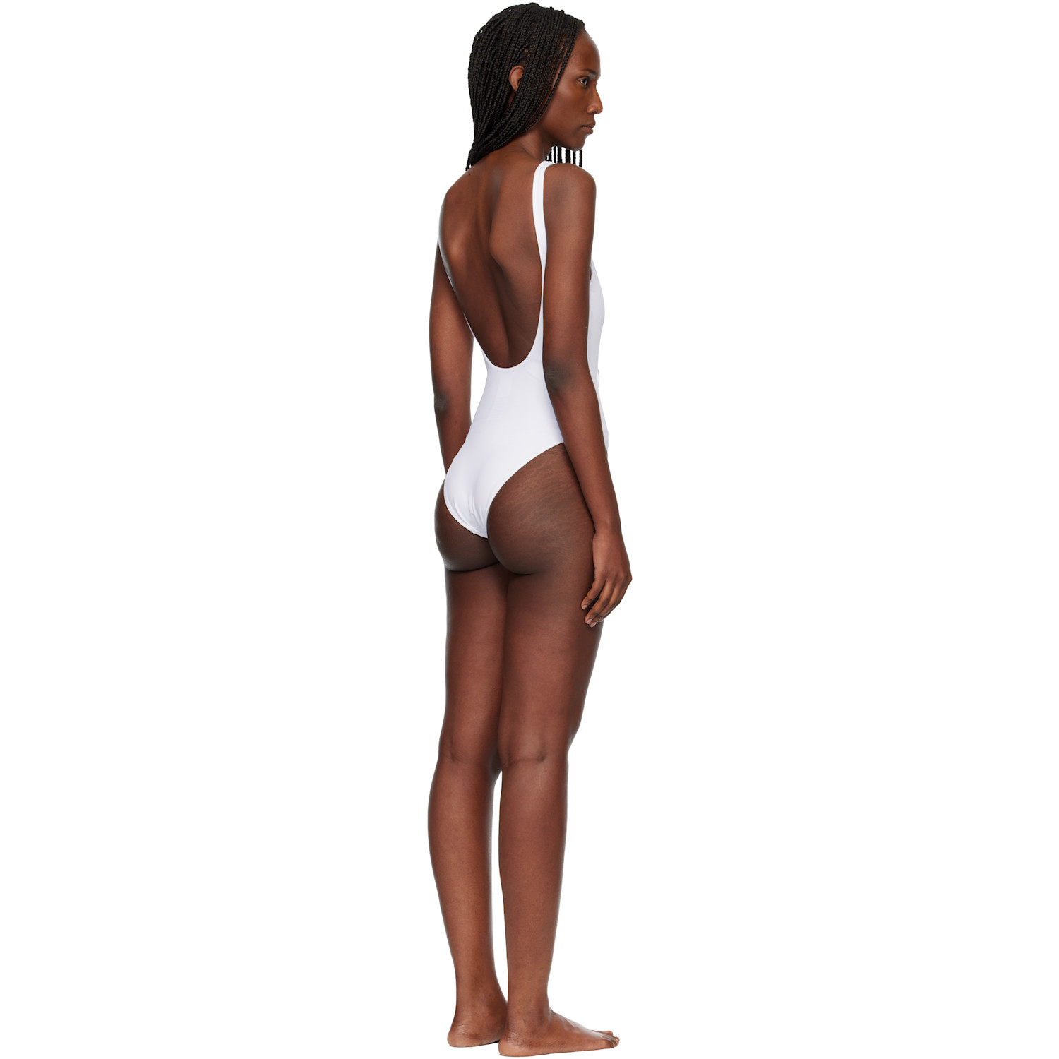  Versace White One-piece Swimsuit 