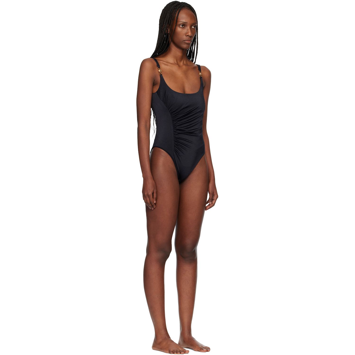  Versace Black One-piece Swimsuit 