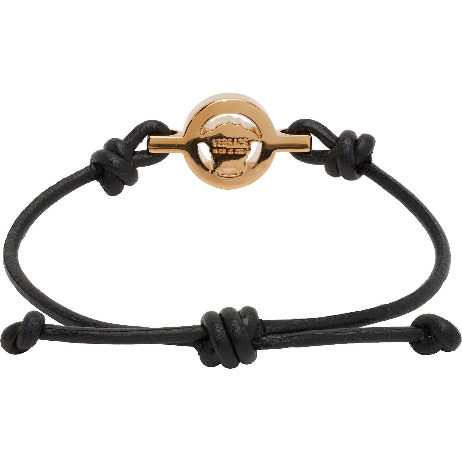  Versace Medusa '95 Leather Bracelet 