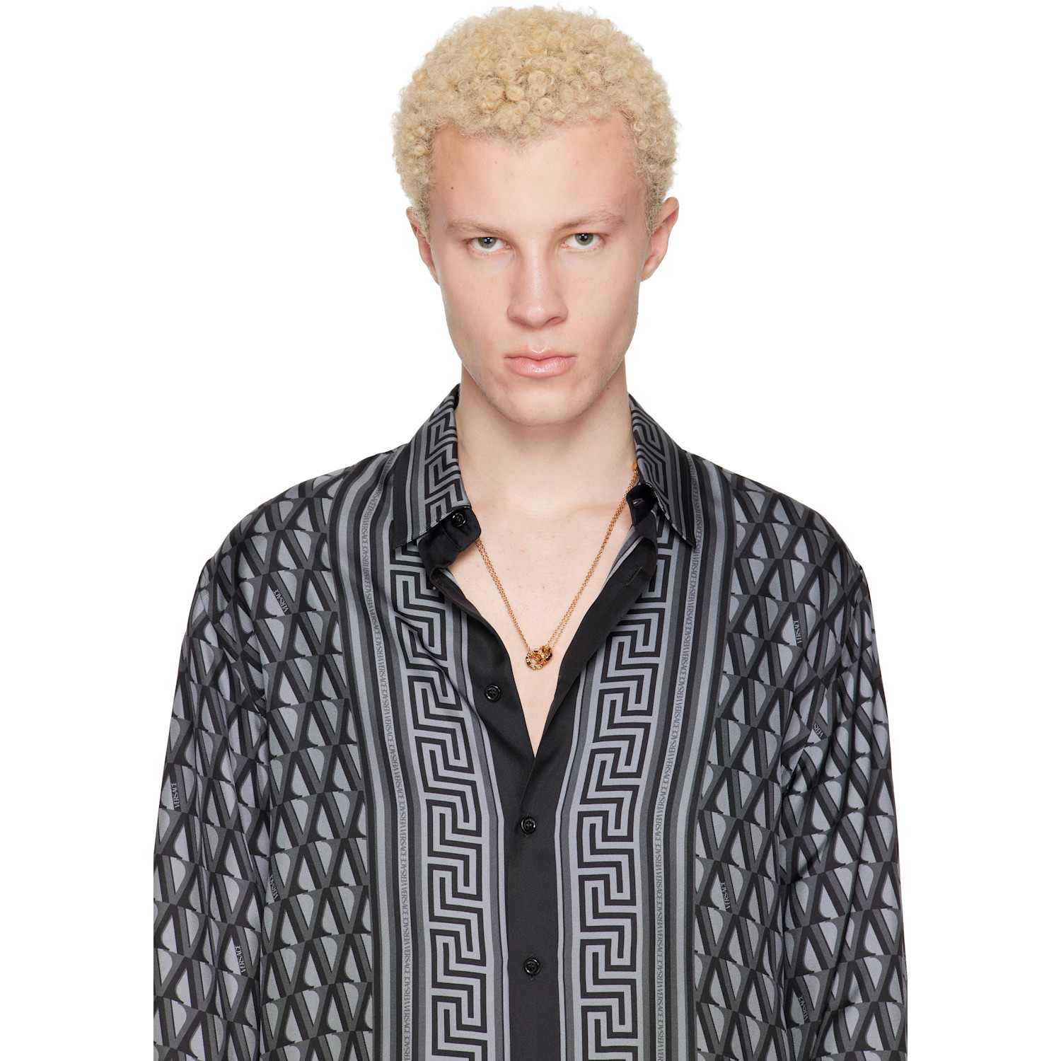  Versace Greca Necklace 