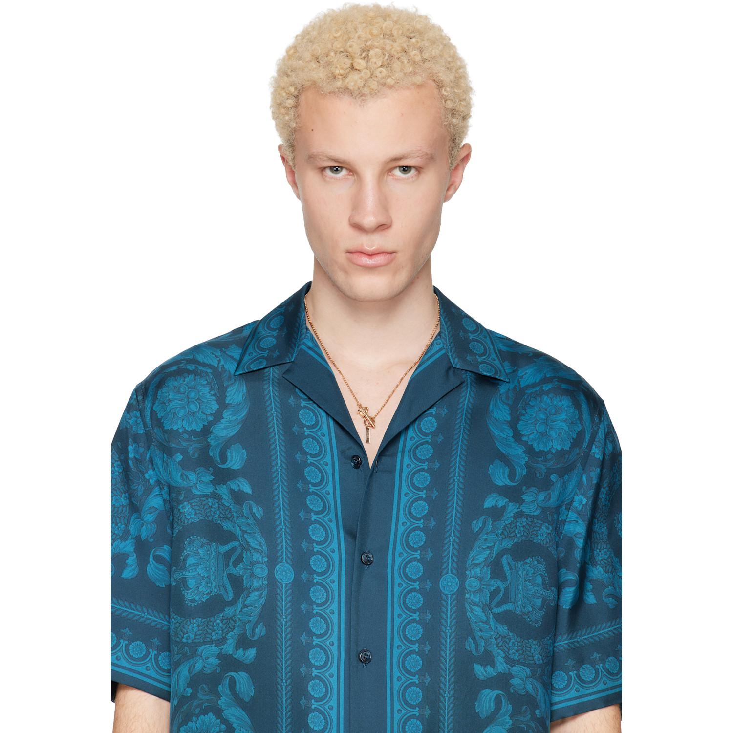  Versace Medusa Rolo Chain Necklace 