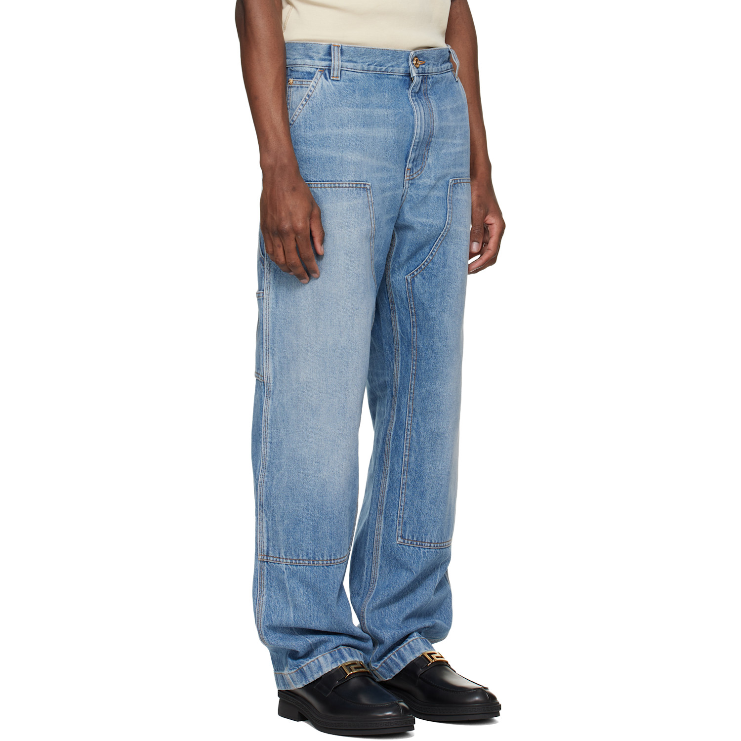  Versace Blue Carpenter Jeans 