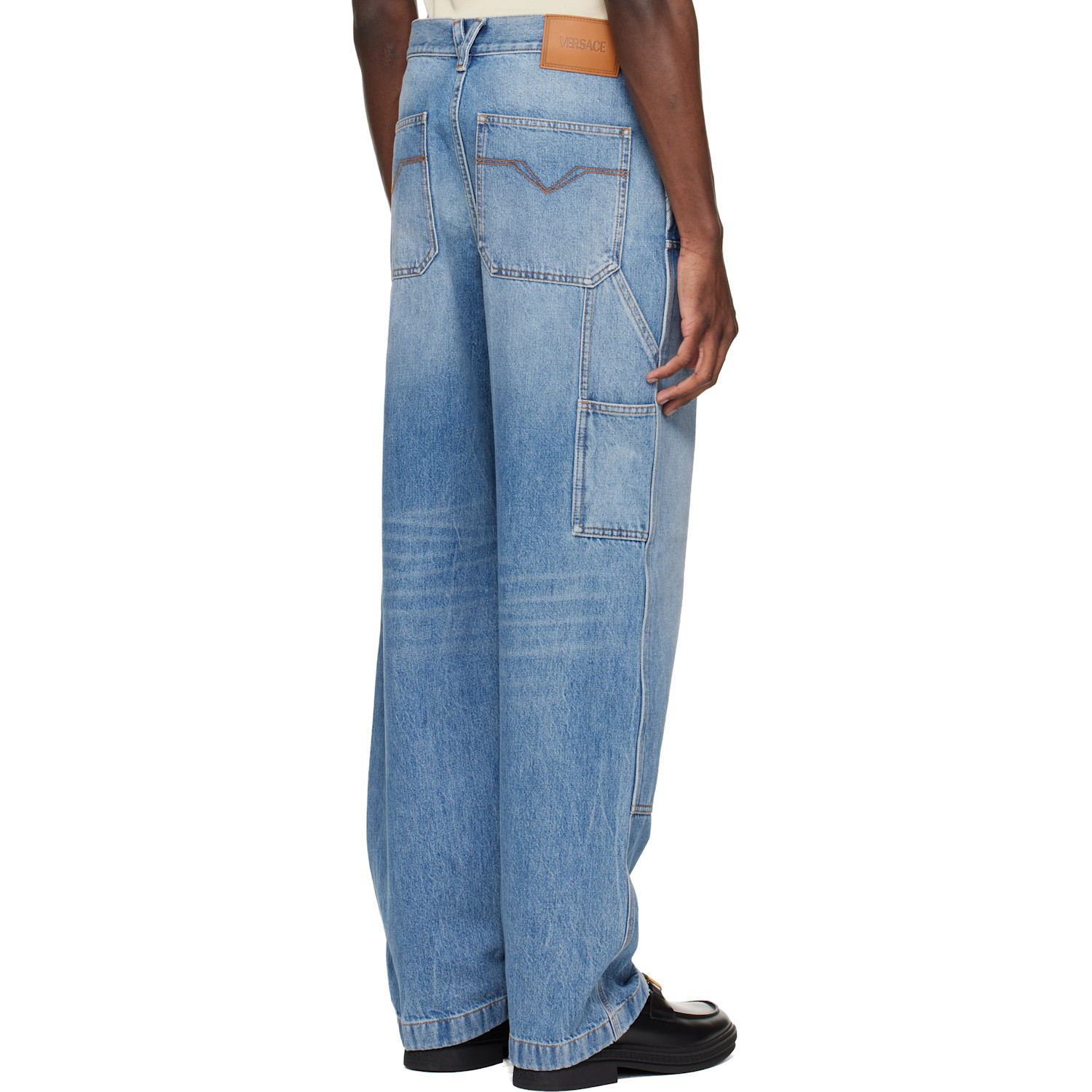  Versace Blue Carpenter Jeans 