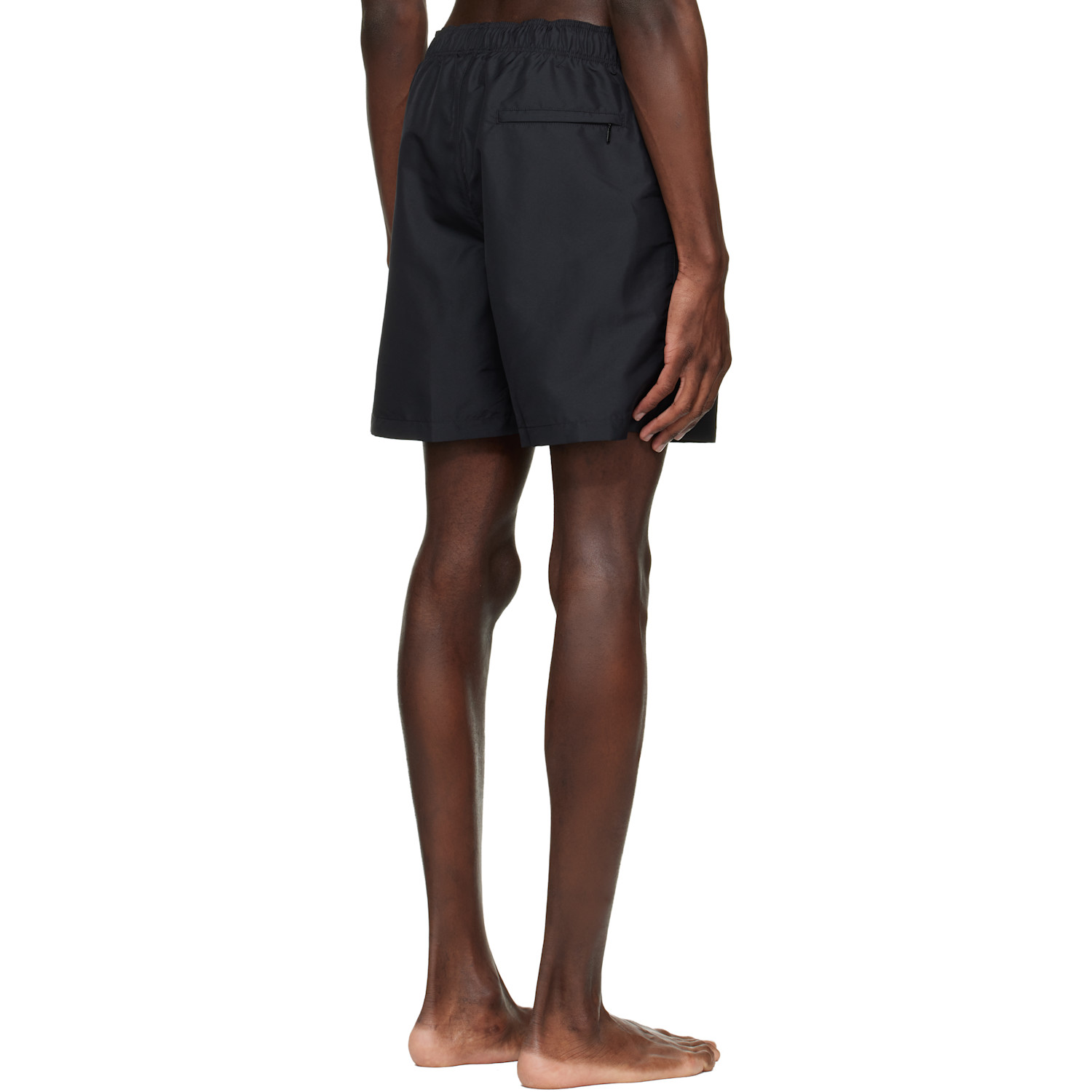  Versace Black Embroidered Swim Shorts 