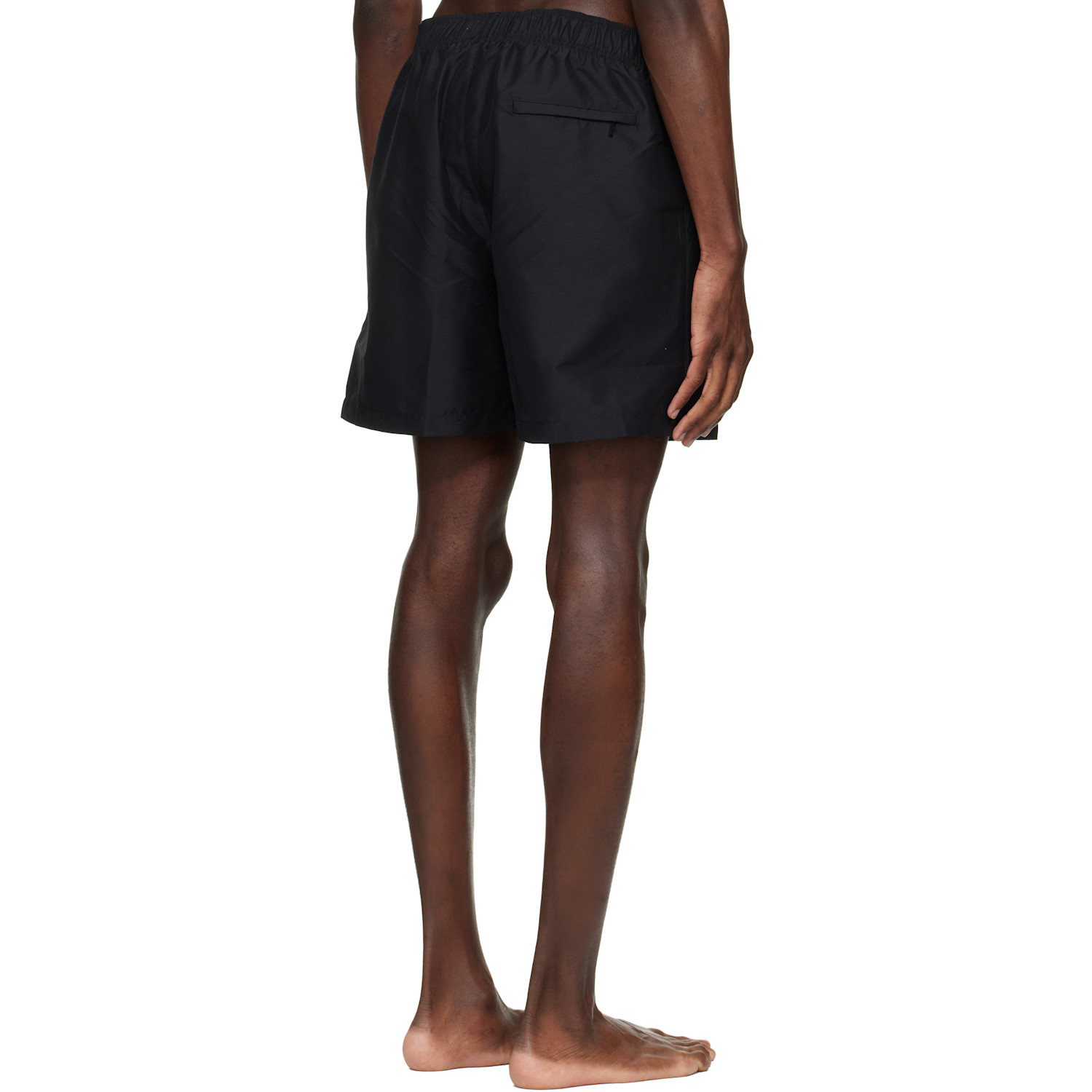  Versace Black Board Swim Shorts 