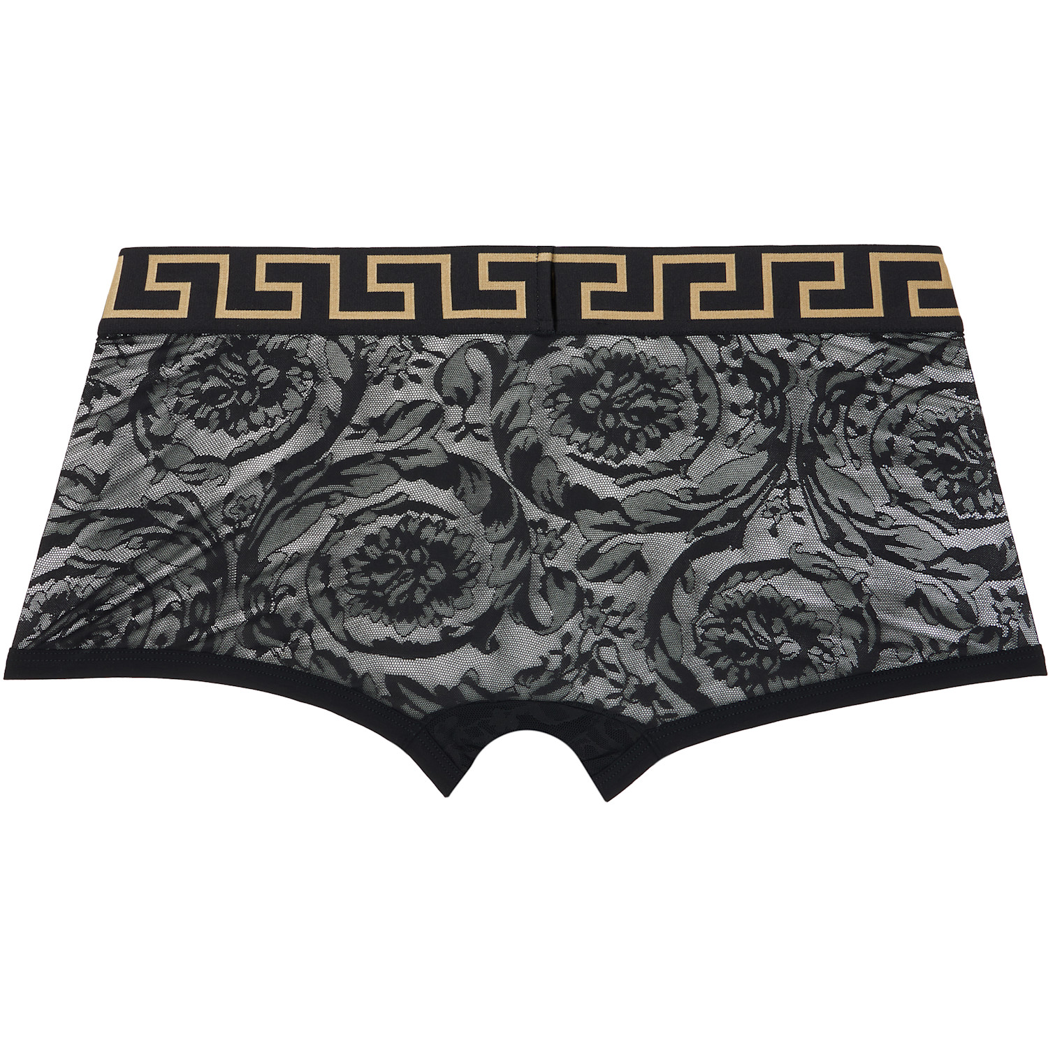 Versace Black Jacquard Barocco Boxer Briefs 